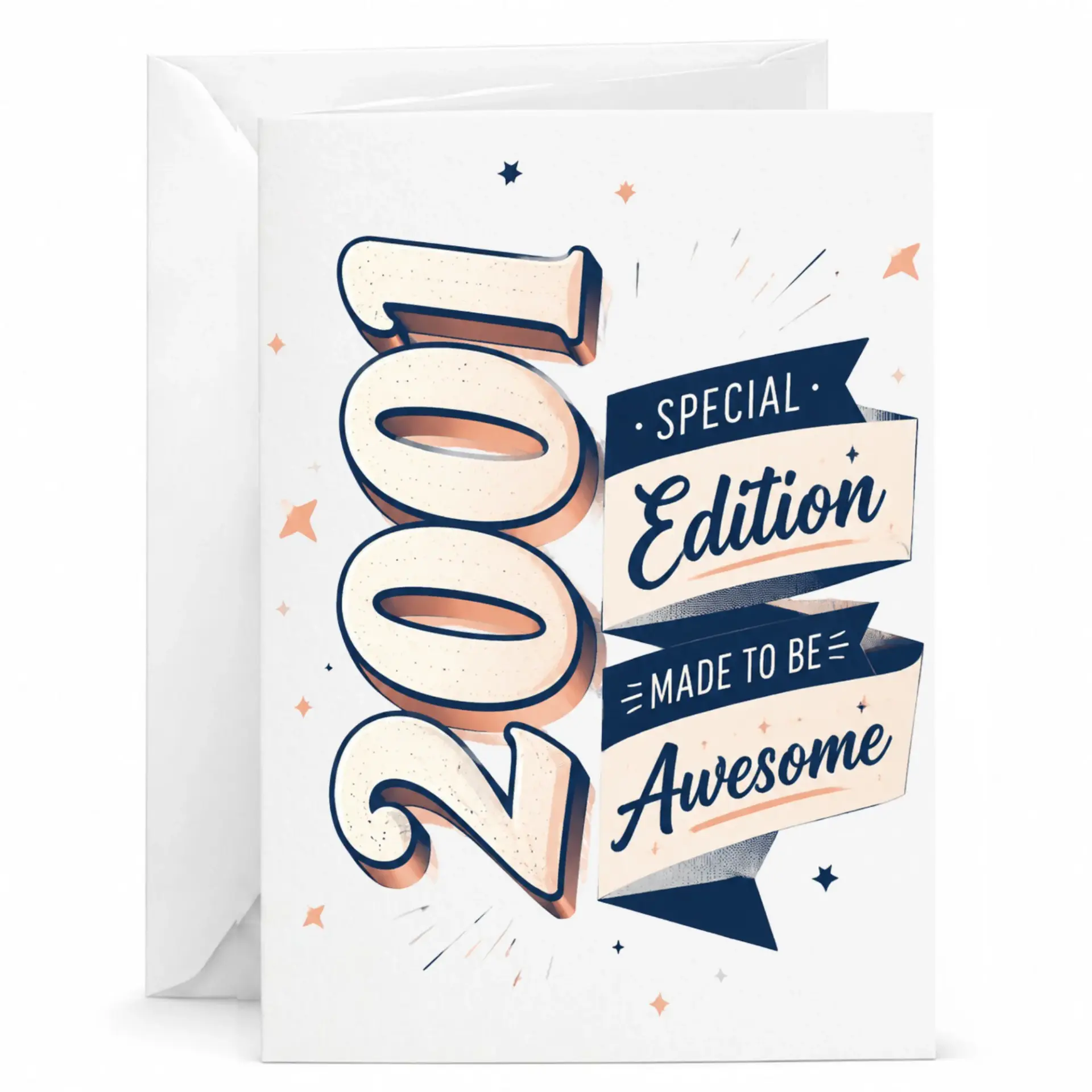 Birthday Card for 2001 Special Edition Made to Be Awesome Greeting Card for Milestone Celebration and Anniversary