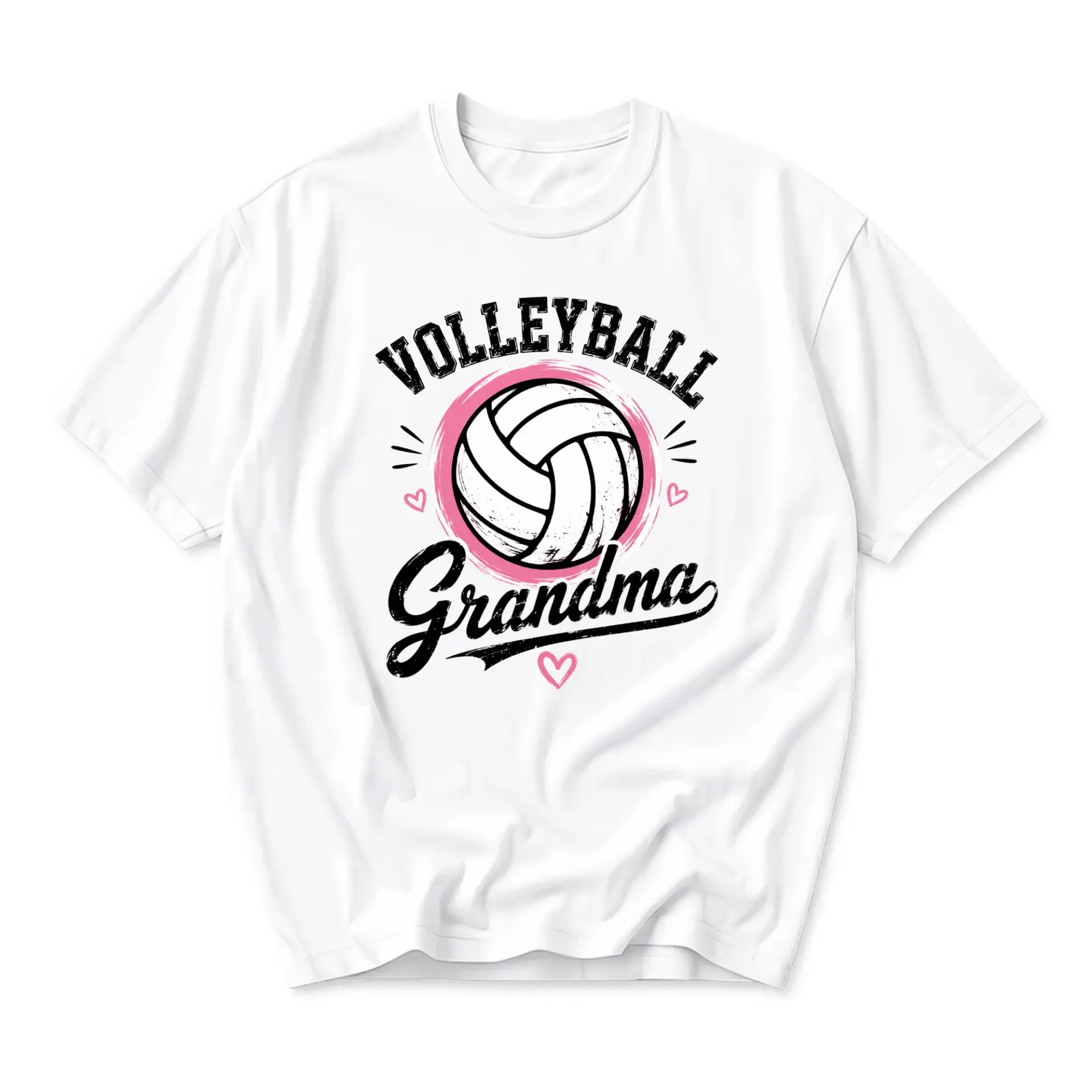 Graphic Tee Volleyball Grandma Sporty Crew Neck Unisex T-Shirt Casual Comfortable Cotton Blend Apparel Top