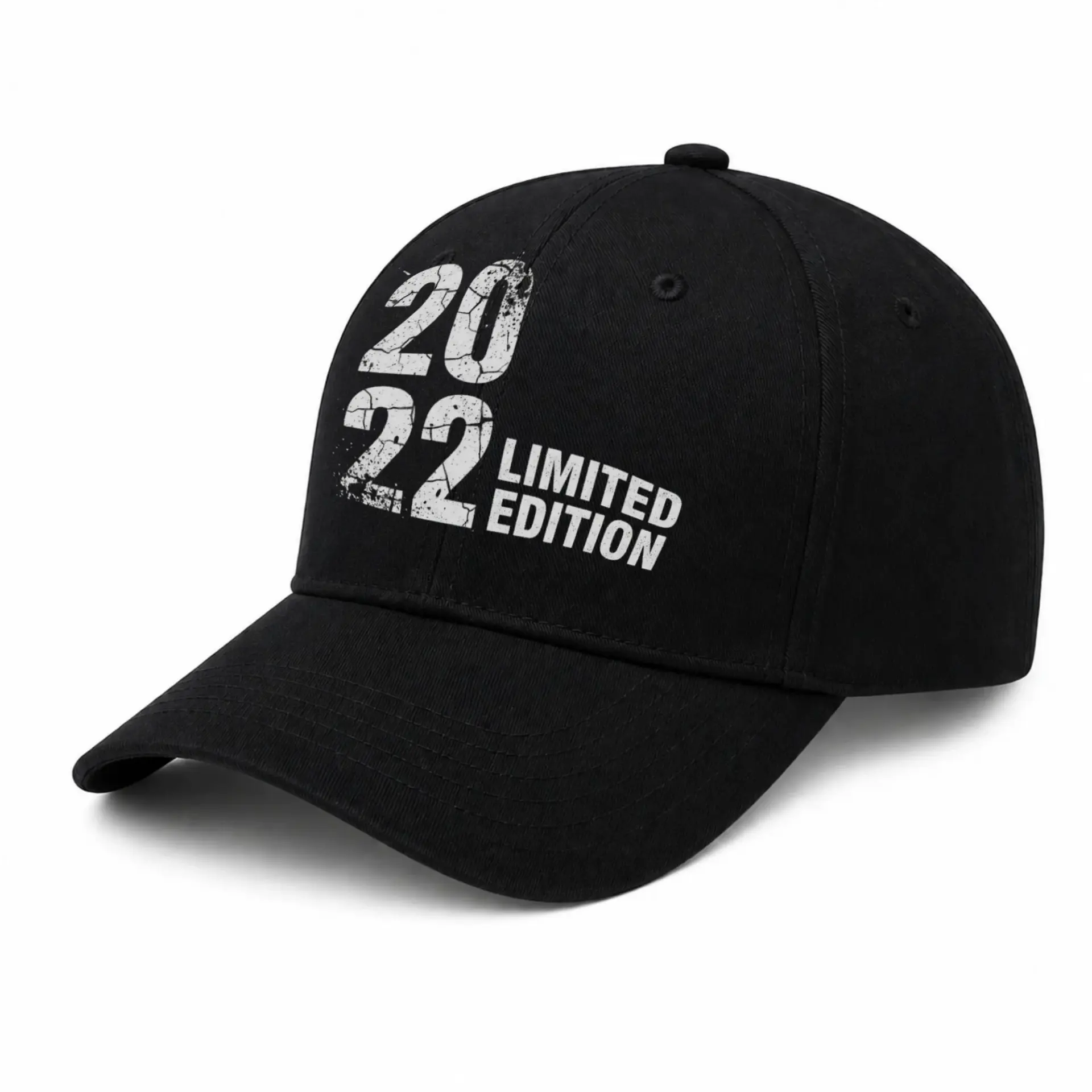 Baseball Cap Featuring Retro Distressed Nature Landscape Graphic Design