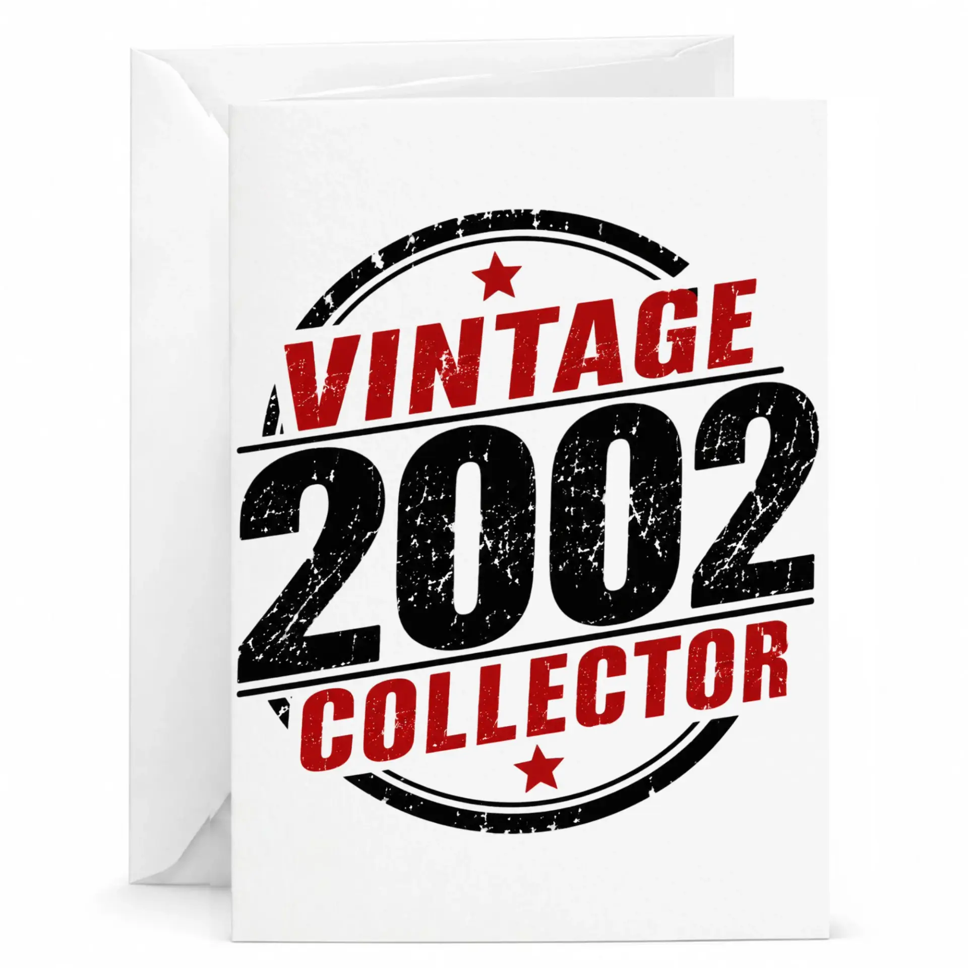 Birthday Card Vintage 2002 Collector Retro Style Greeting Card for Milestone Birthday Celebration and Special Occasions