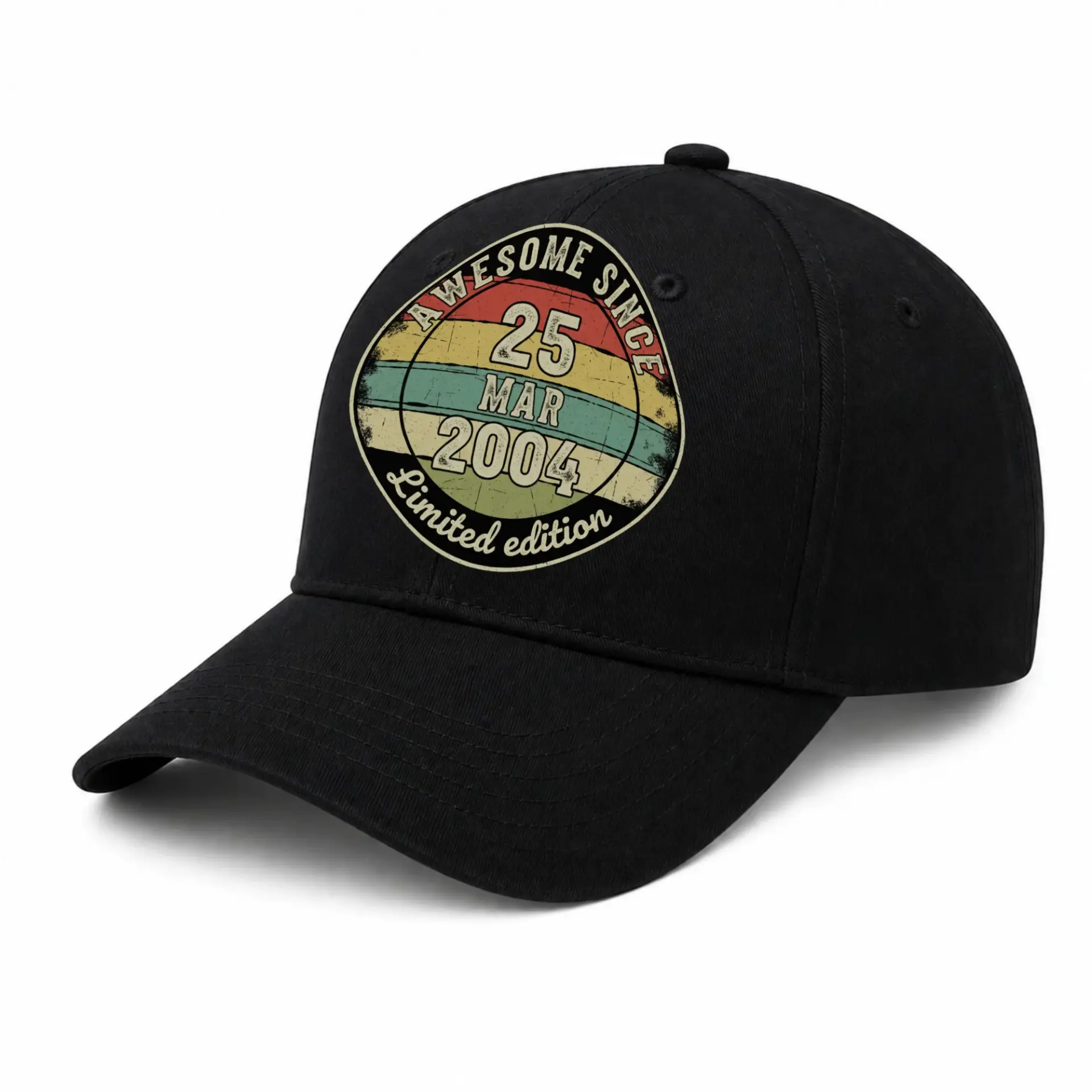 Baseball Cap Awesome Since March 2004 Vintage Style Graphic Dad Hat
