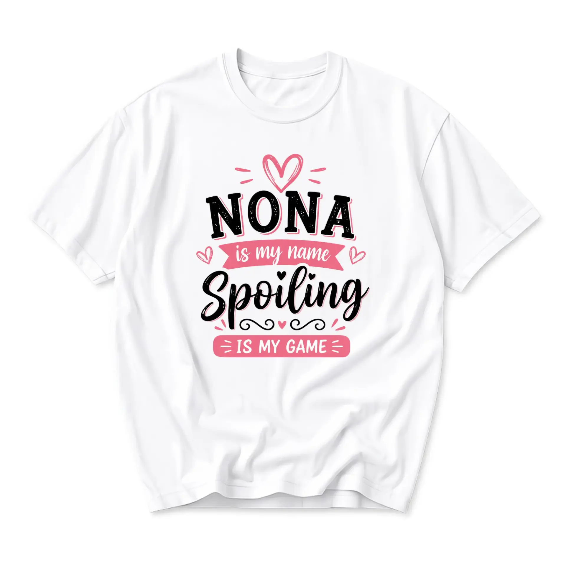 Funny Shirt Is My Name Spoiling Is My Game Graphic Tee Unisex Cotton Casual