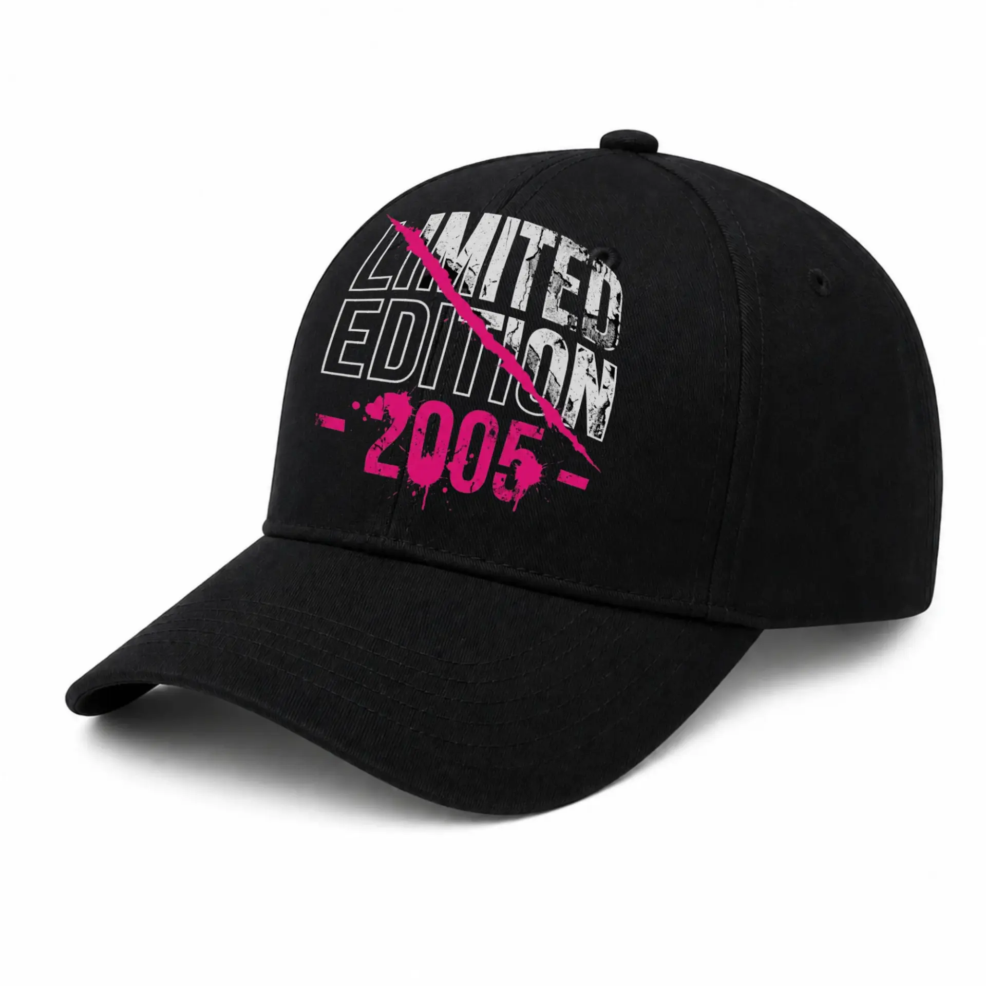 Baseball Cap Featuring Retro 2005 Graphic Design for Casual Everyday Wear