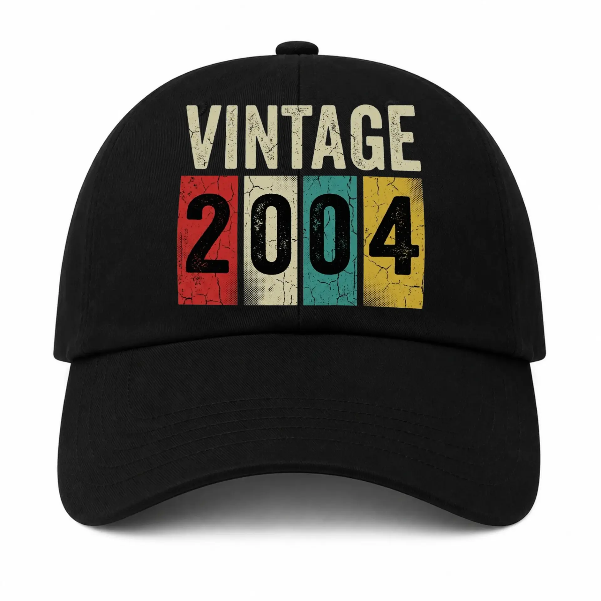 Baseball Cap Vintage 2004 Retro Birthday Aesthetic Casual Hat