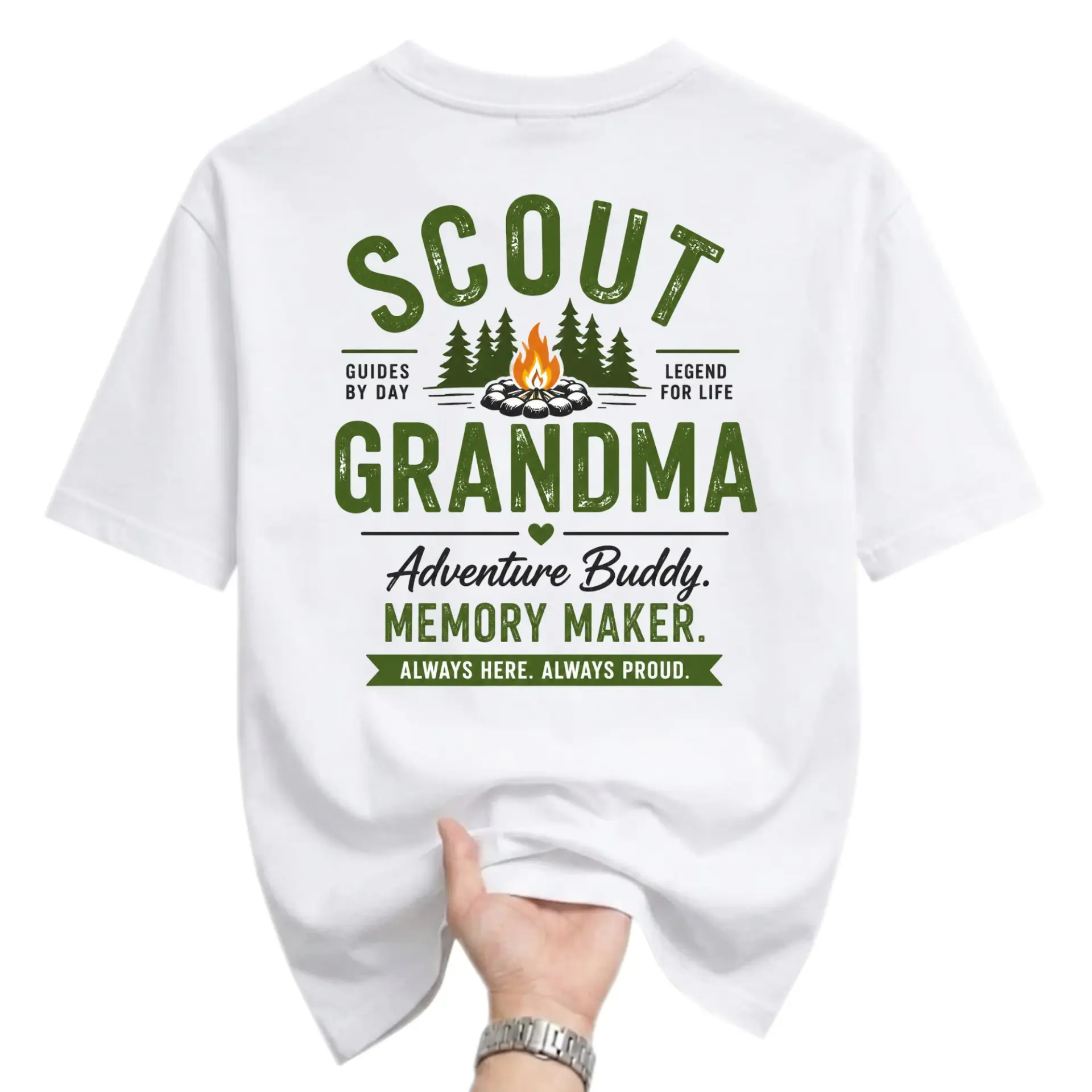 Graphic Tee Grandma Adventure Memory Maker Outdoorsy Hiking Lover Unisex Crew Neck Cotton Shirt