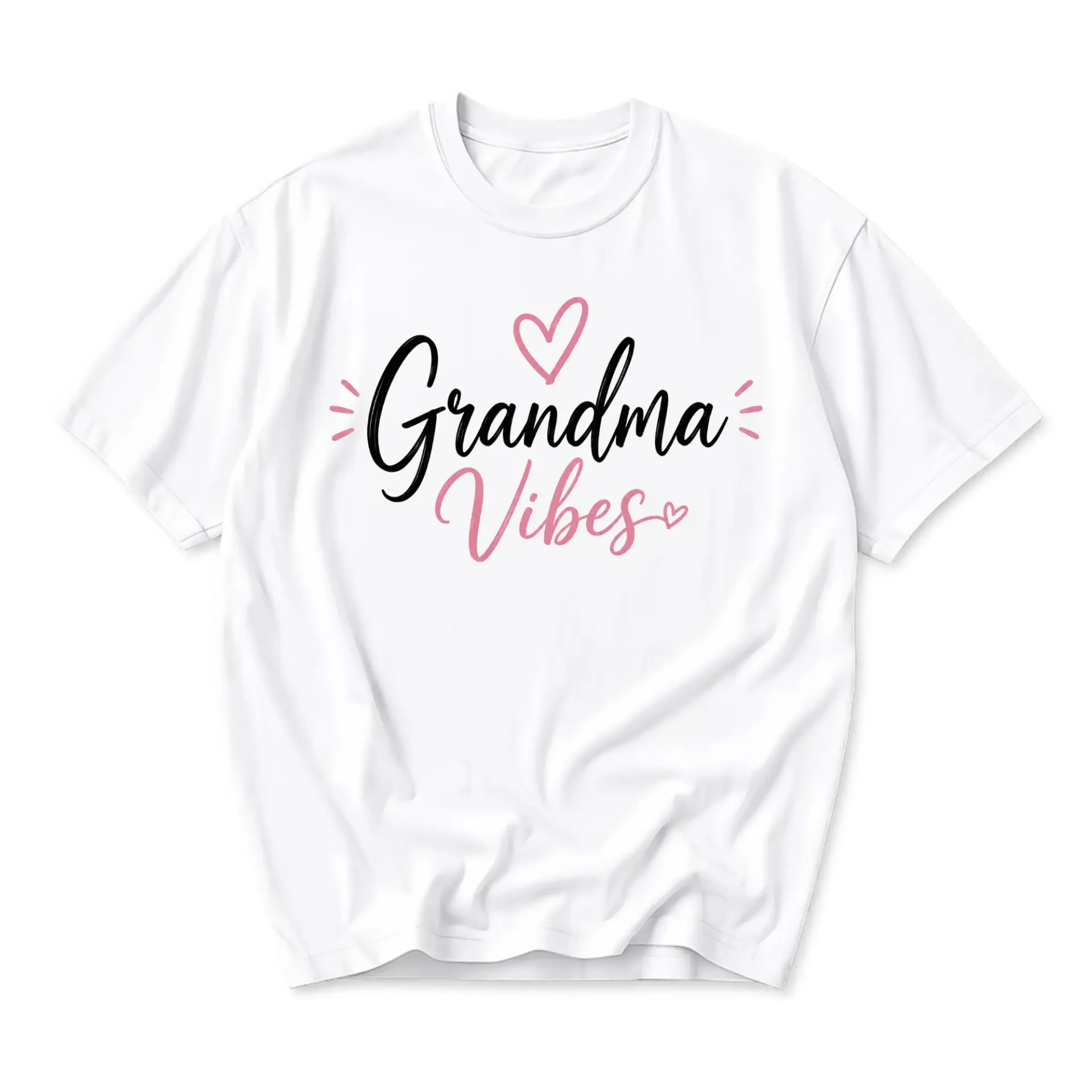 Graphic Tee Grandma T-Shirt for Women Cute Minimalist Script Design Casual