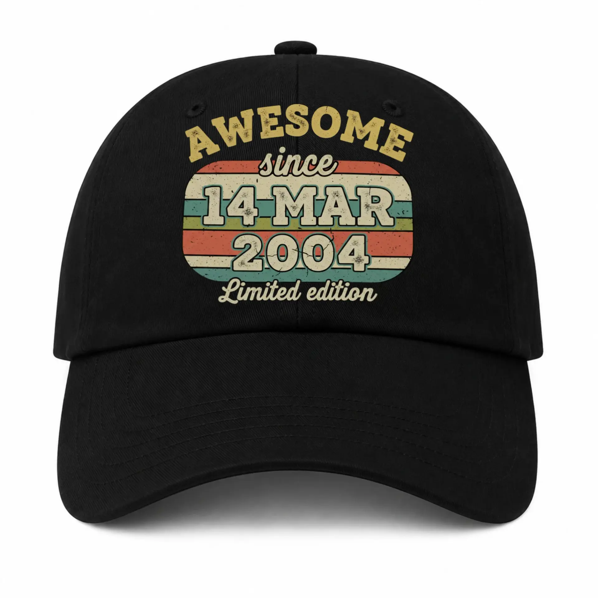 Baseball Cap Awesome Since March 14 2004 Limited Edition Retro Style Hat