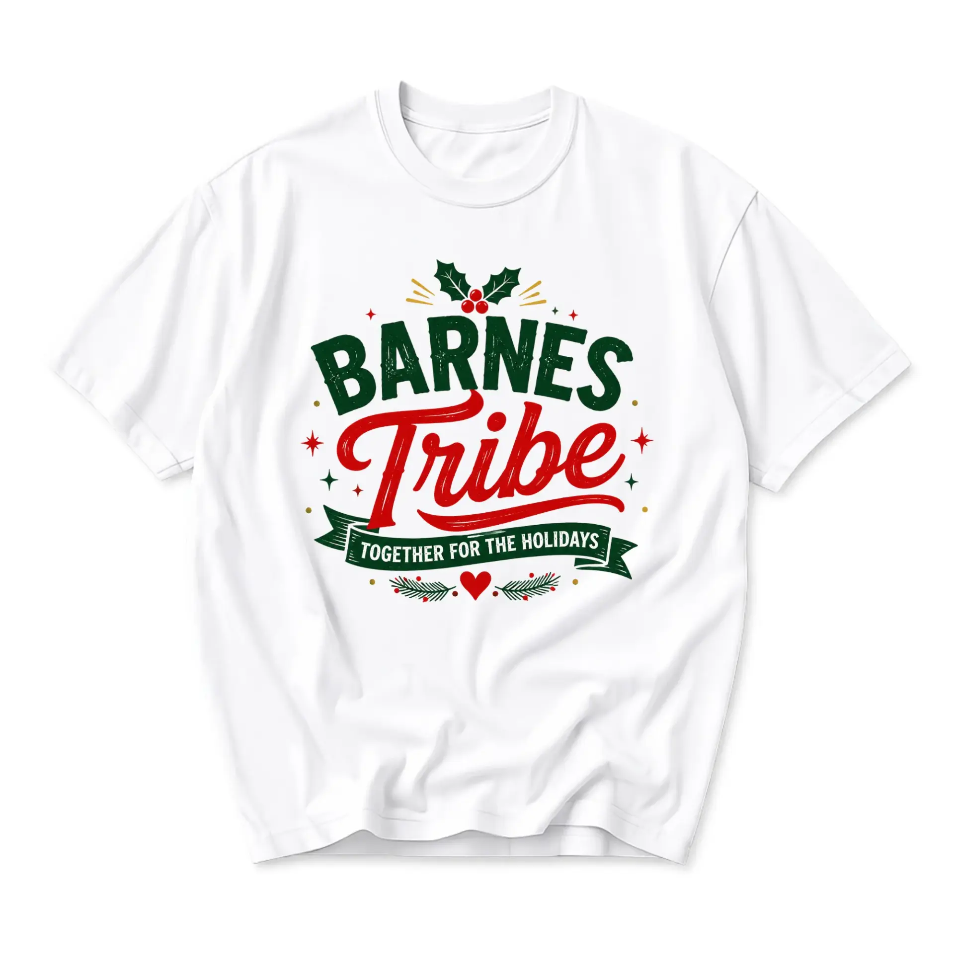 T-shirt Together for the Holidays Graphic Tee Custom Unisex Crew Neck