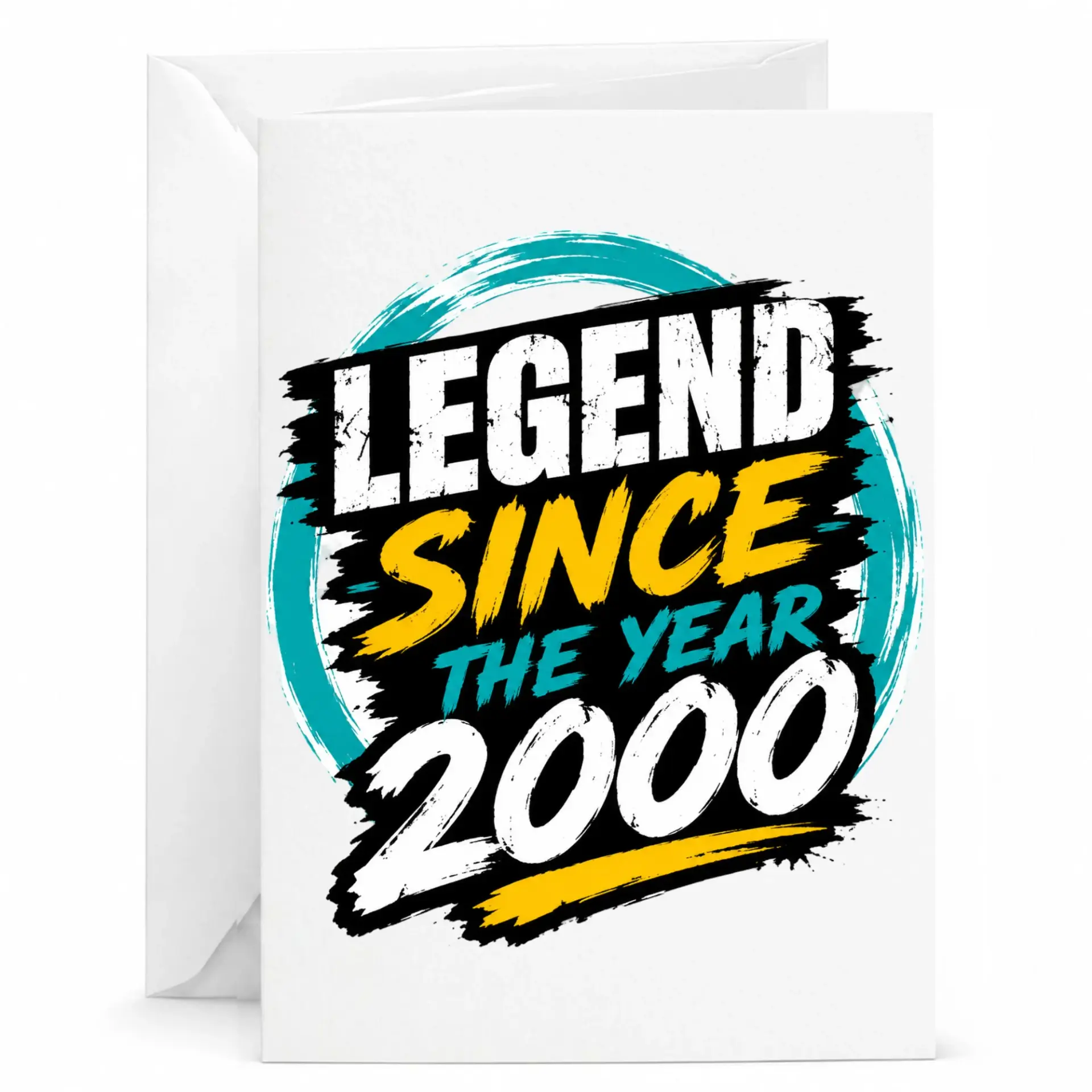Birthday Card Legend Since 2000 Funny Milestone Greeting for Anyone Turning Twenty-Four or Any Special Anniversary