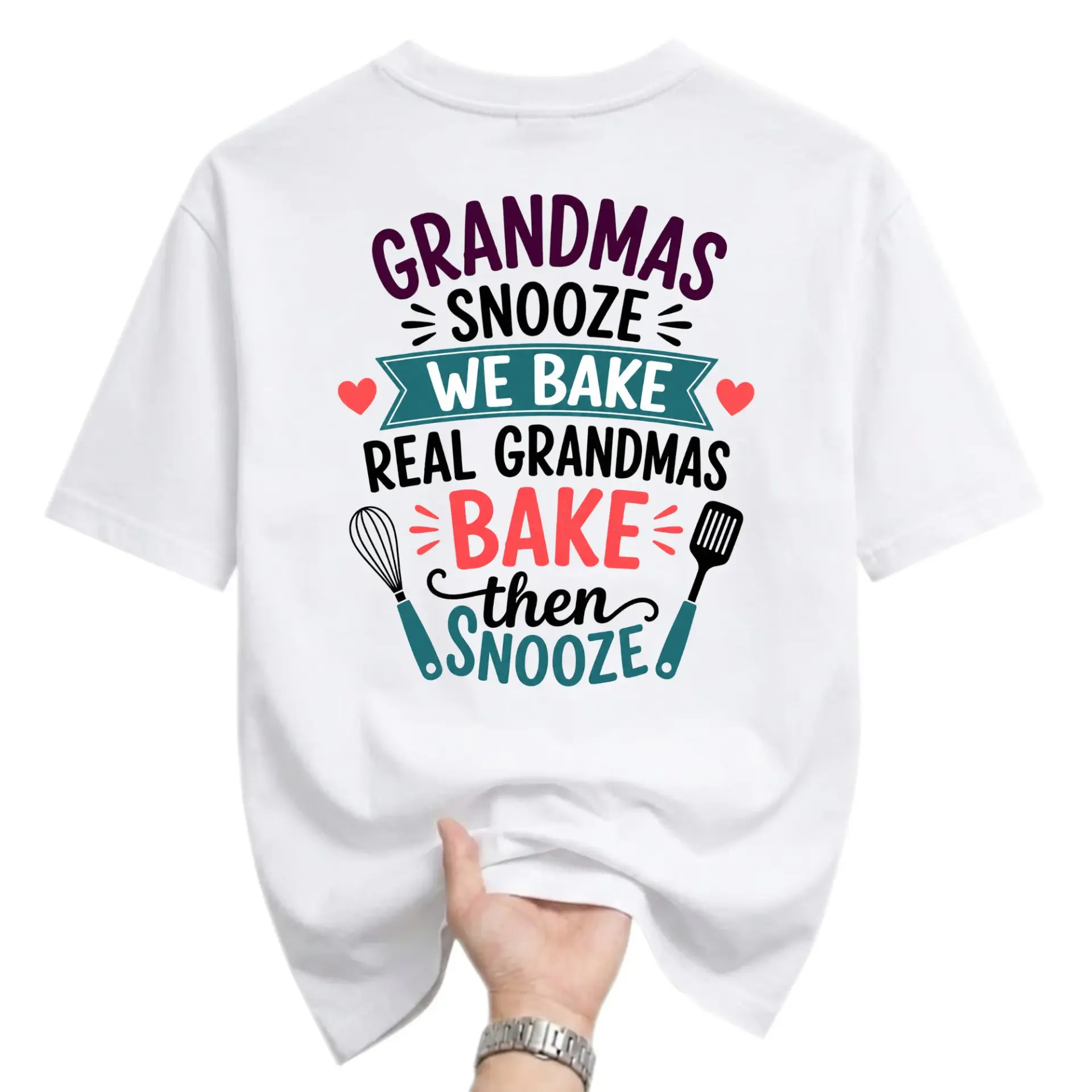 Funny Shirt for Grandmas Graphic Tee Cute Baking Quote Apparel Casual Unisex Cotton Crew Neck Top Cooking Enthusiast Gift