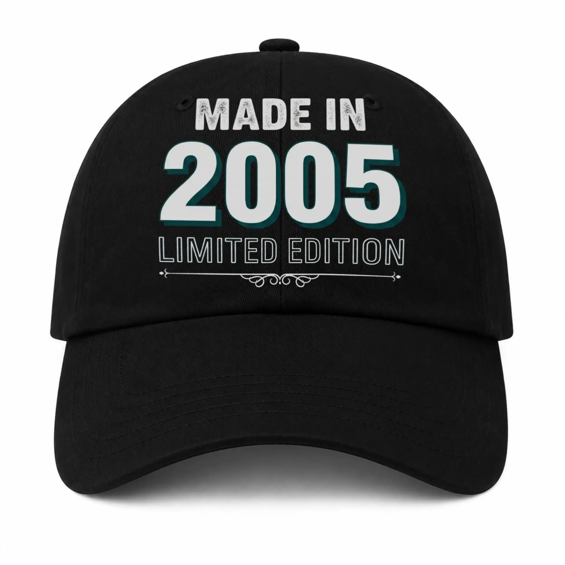 Baseball Cap Made in 2005 Graphic Hat Vintage Style Adjustable Dad Hat