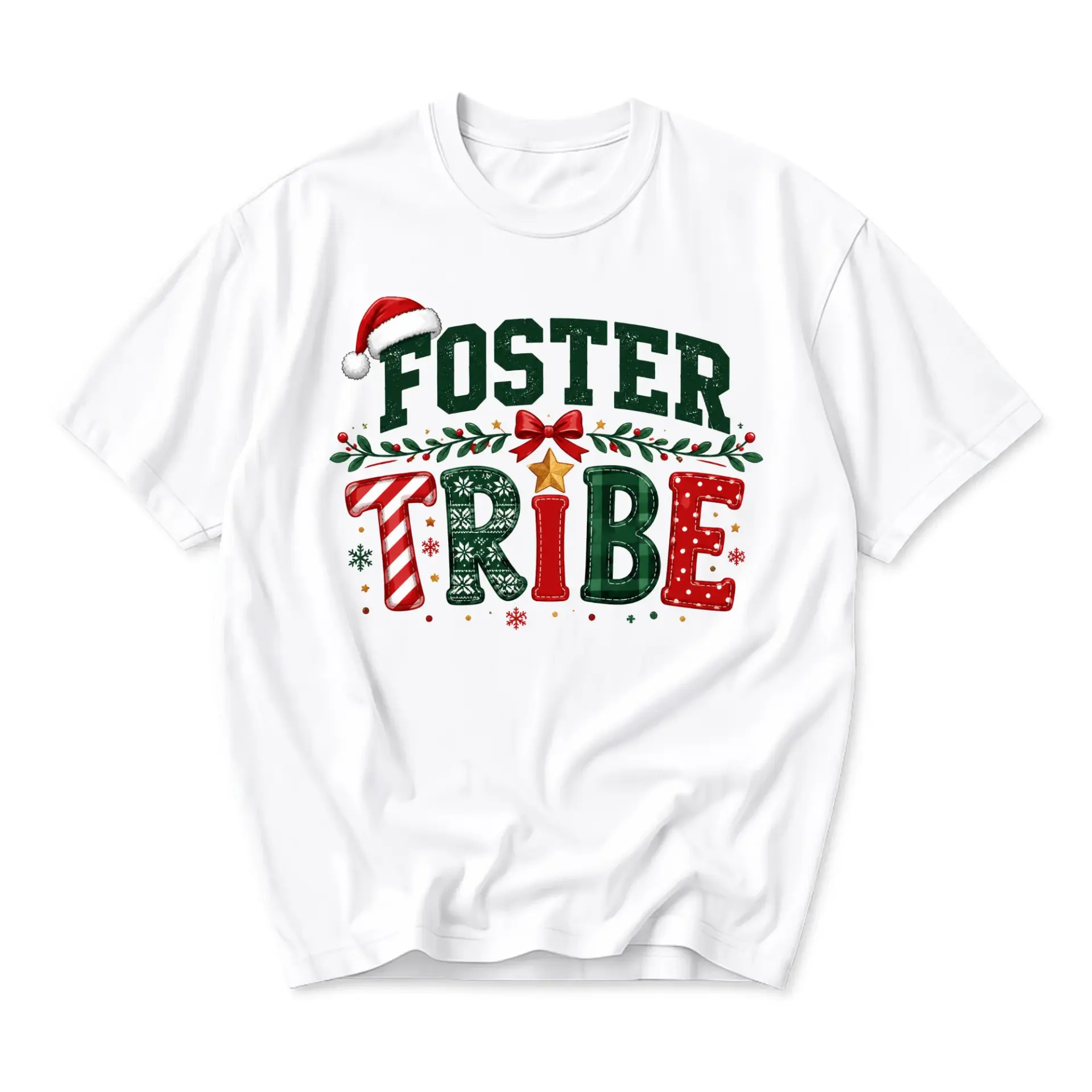 T-shirt Foster Holiday Graphic Tee Unisex Casual Crew Neck Comfortable