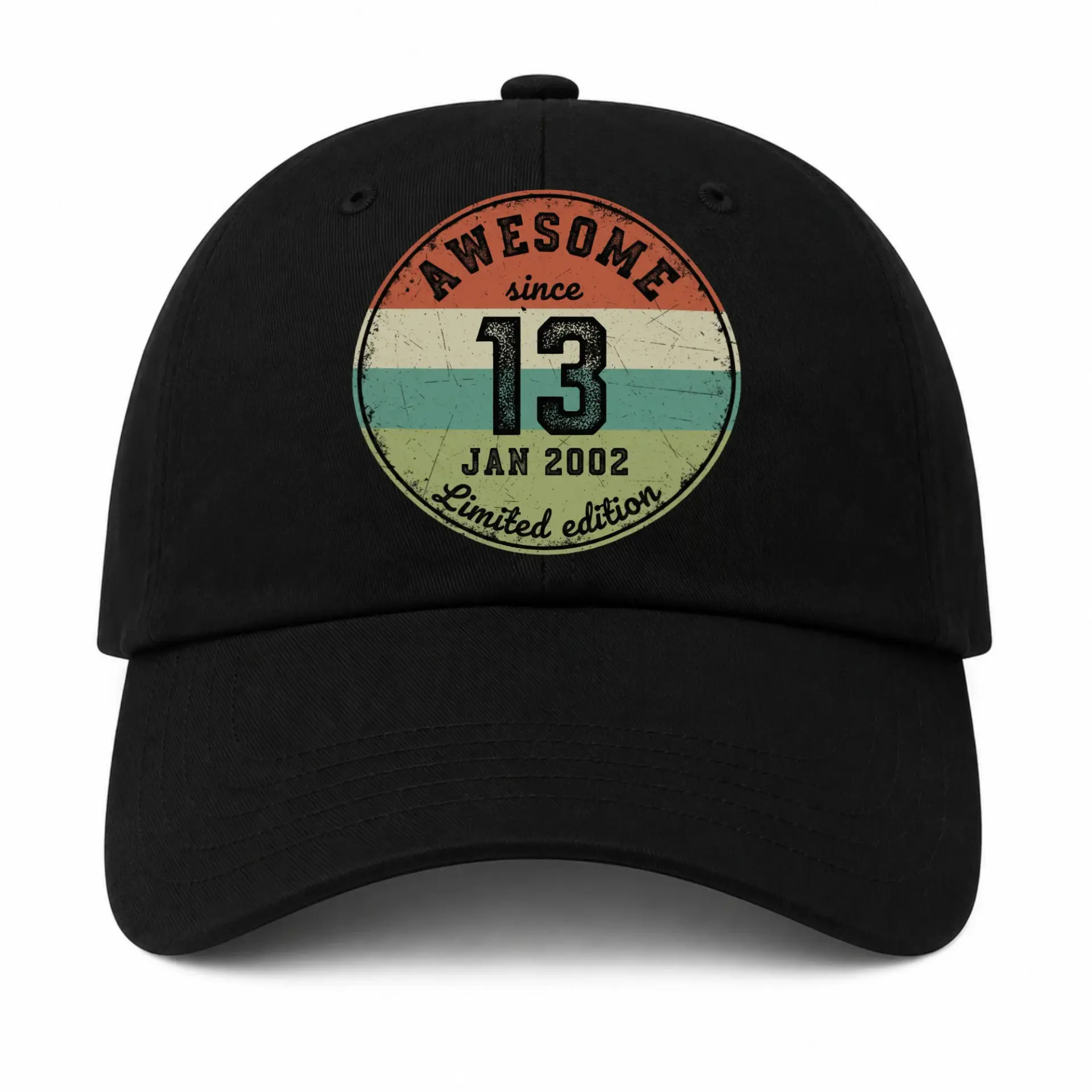 Vinyl Sticker Pack Awesome Since January 2002 Retro Vintage Style Decals for Laptops and Water Bottles 3 Piece Set