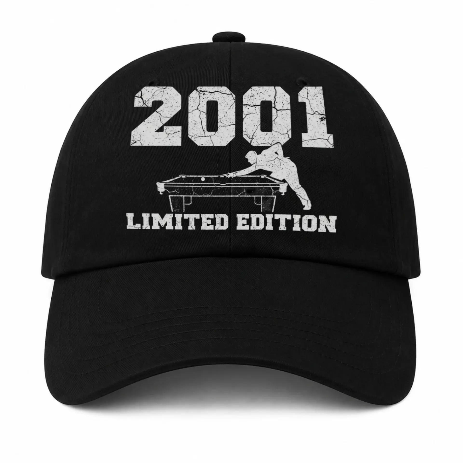 Baseball Cap Retro Billiards Pool Player Graphic Embroidered Dad Hat
