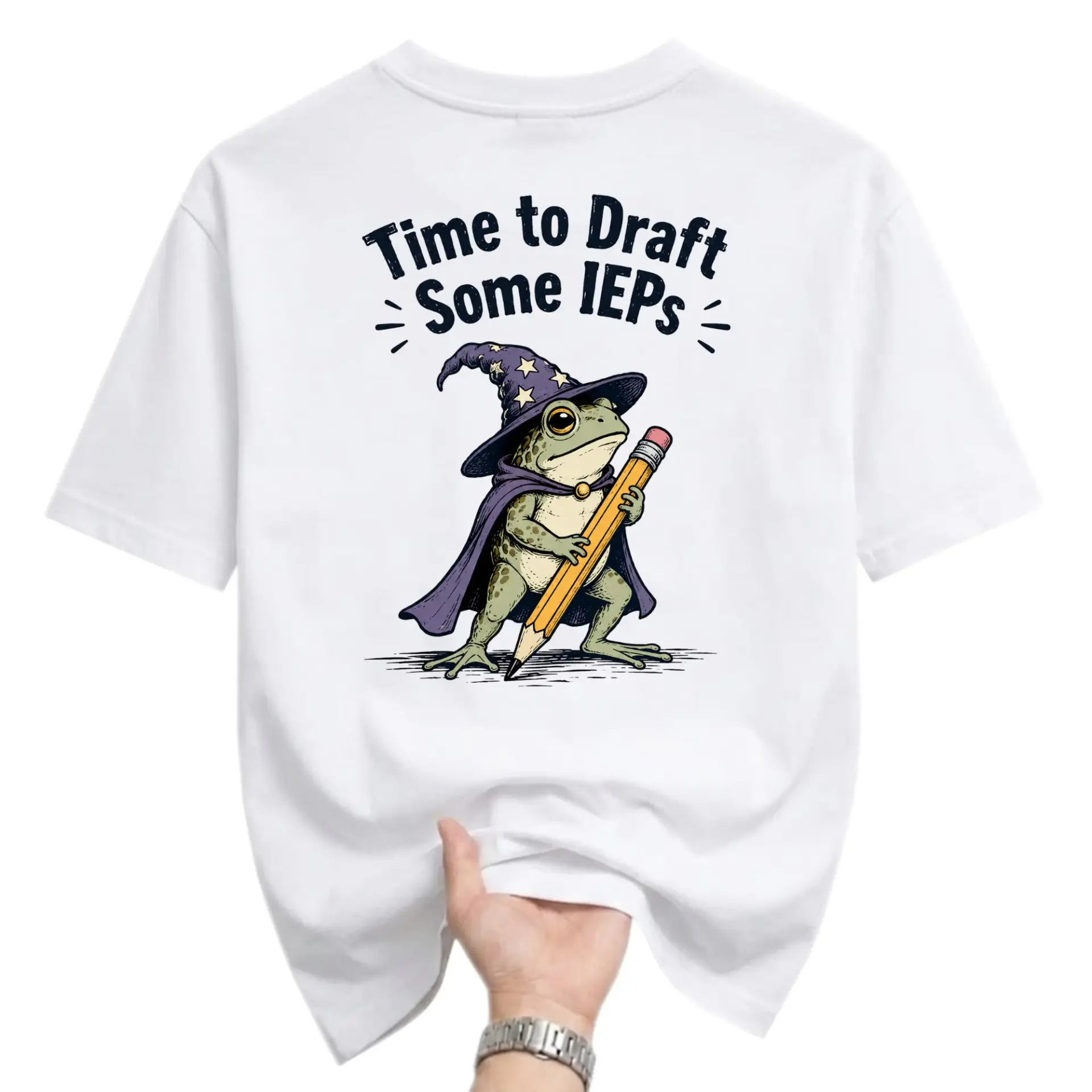 Funny Shirt Time to Draft Some Ieps Graphic Tee for Teachers and Educators Casual Unisex Crew Neck Cotton Top