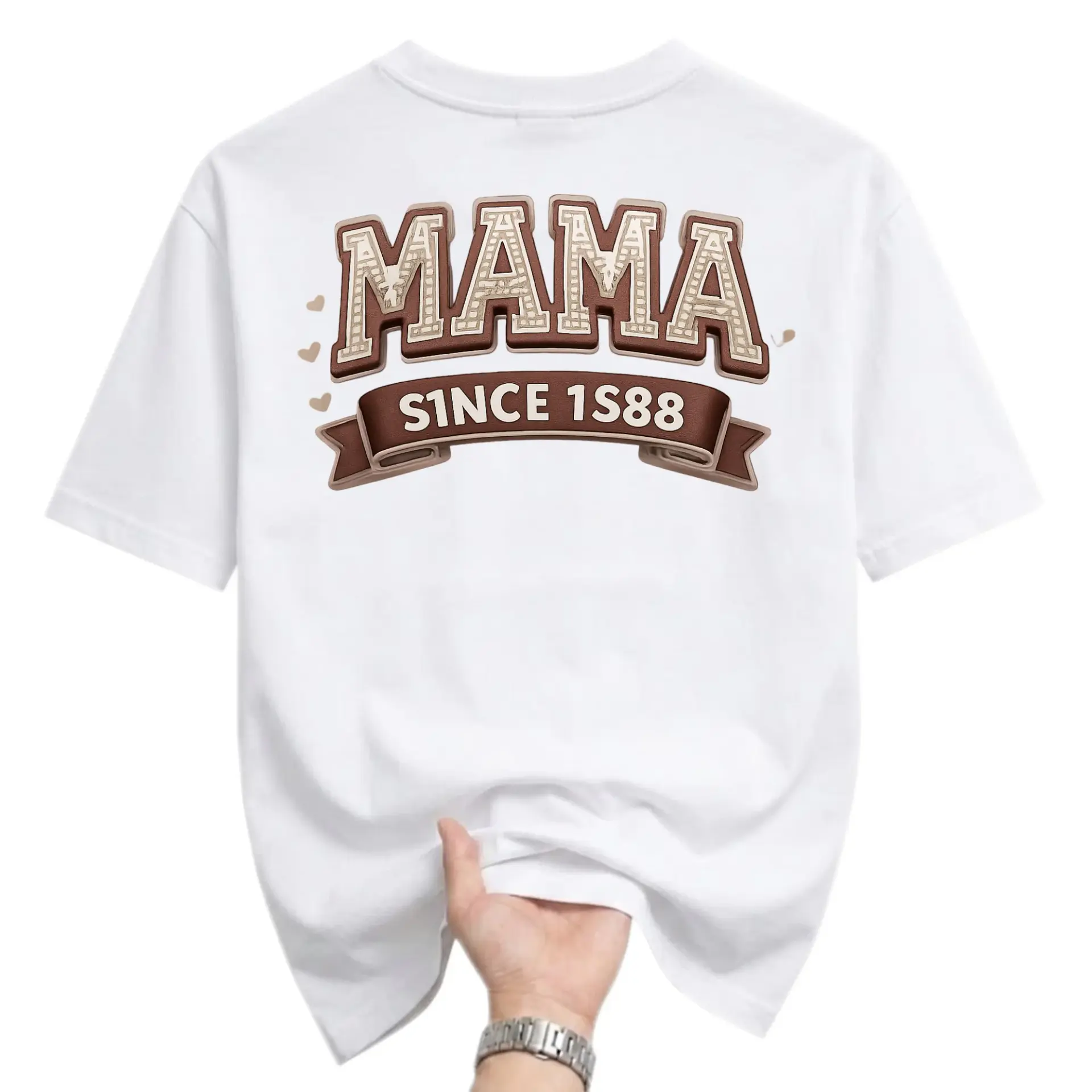Graphic Tee Mama Since 1988 Aesthetic Trendy Unisex Shirt for Everyday Wear Casual Cotton Blend Crew Neck Apparel