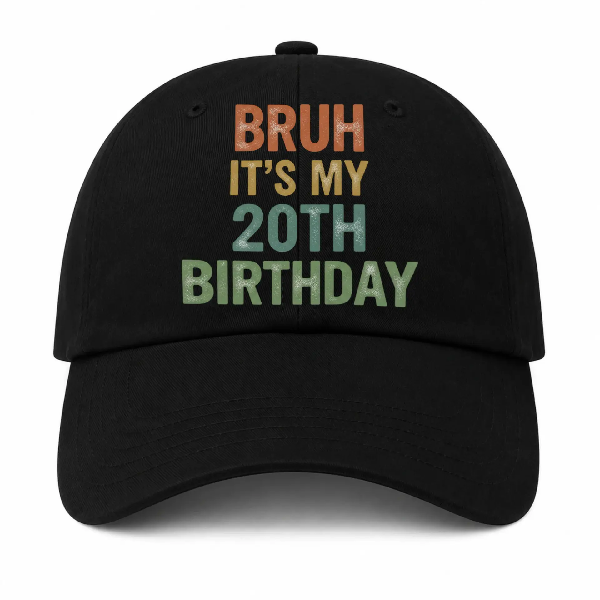Vinyl Sticker Pack Bruh It Is My 20th Birthday Decals for Laptop Water Bottle Laptop Gear Decor Set of Three Pieces