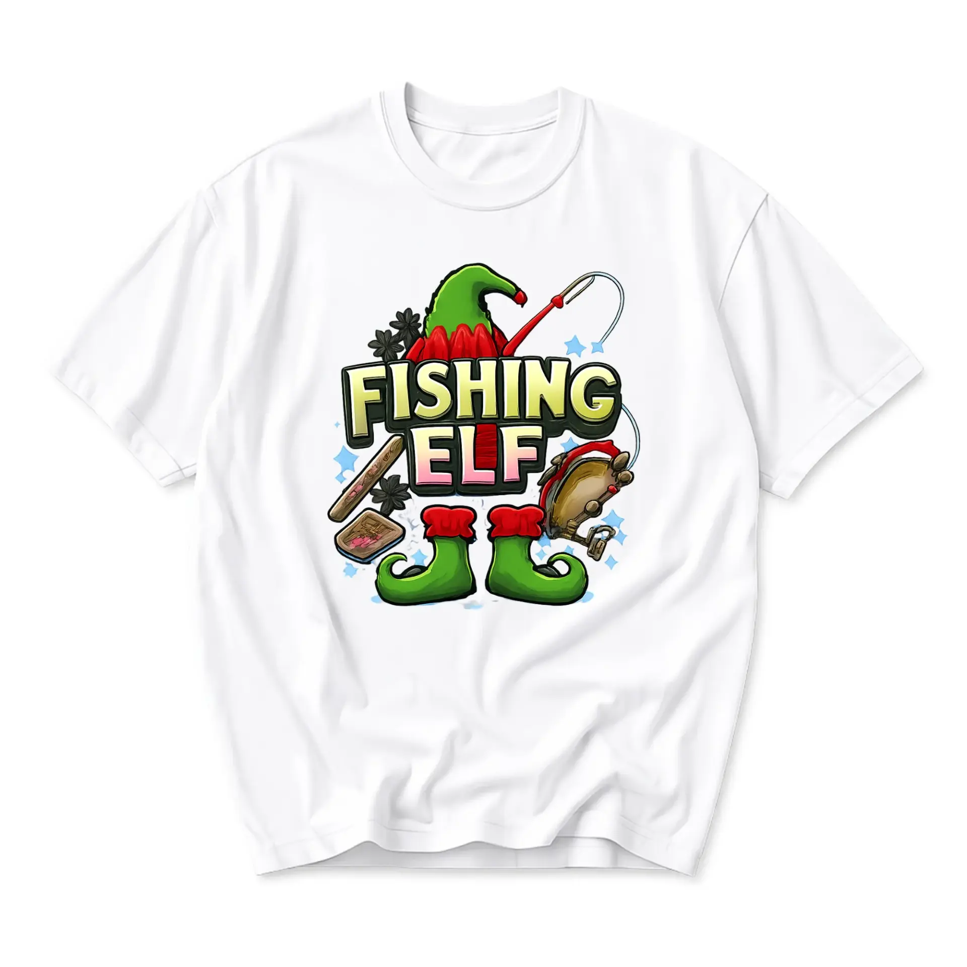 Funny Shirt Fishing Graphic Tee Unisex Casual Crew Neck Apparel for Outdoor Enthusiasts and Holiday Wear
