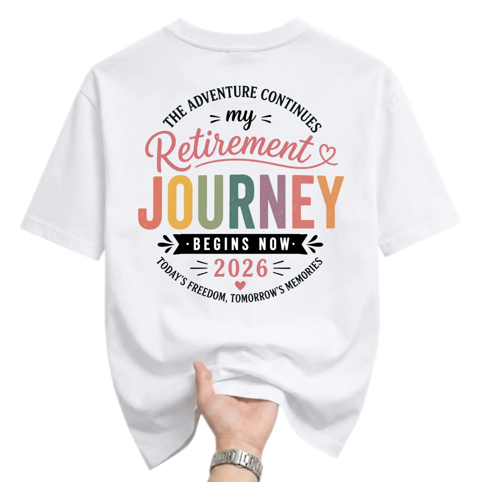 Graphic Tee Retirement 2026 Shirt the Adventure Continues Unisex Casual