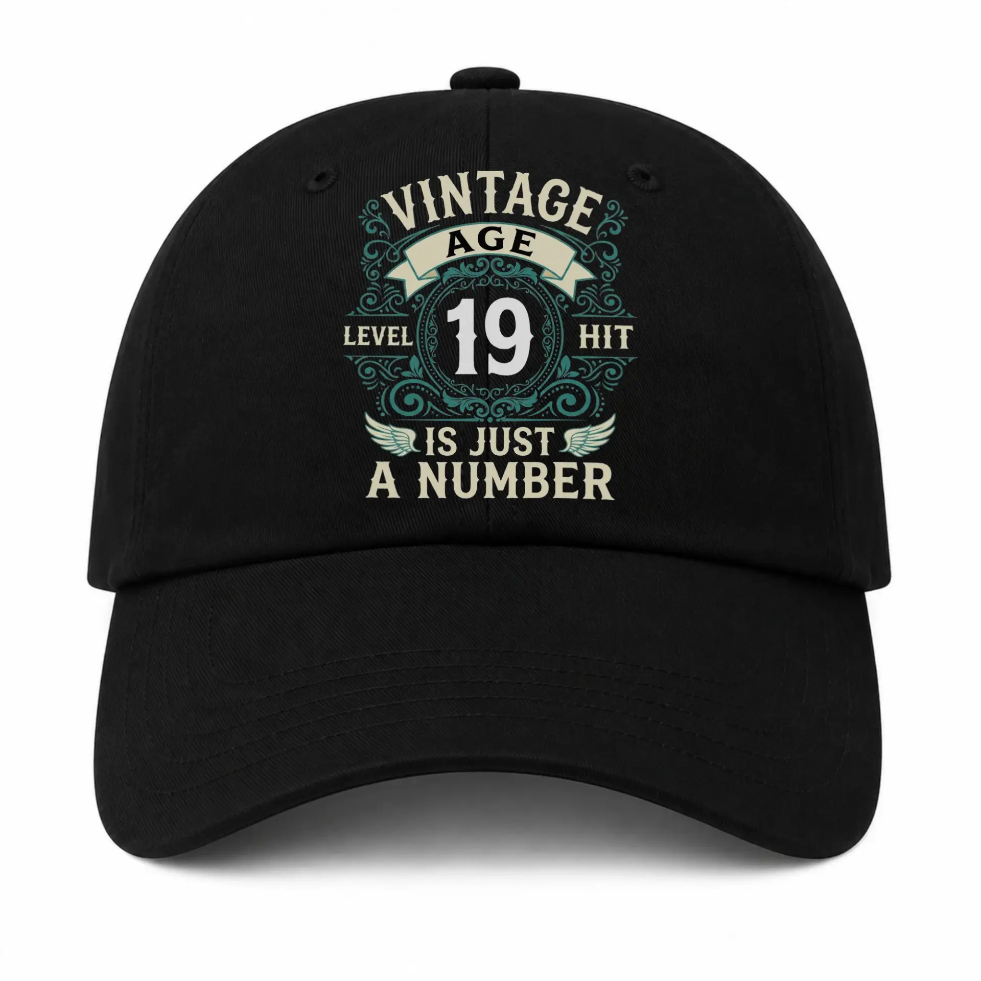 Baseball Cap Vintage Level 19 Design Casual Sun Protection Hat