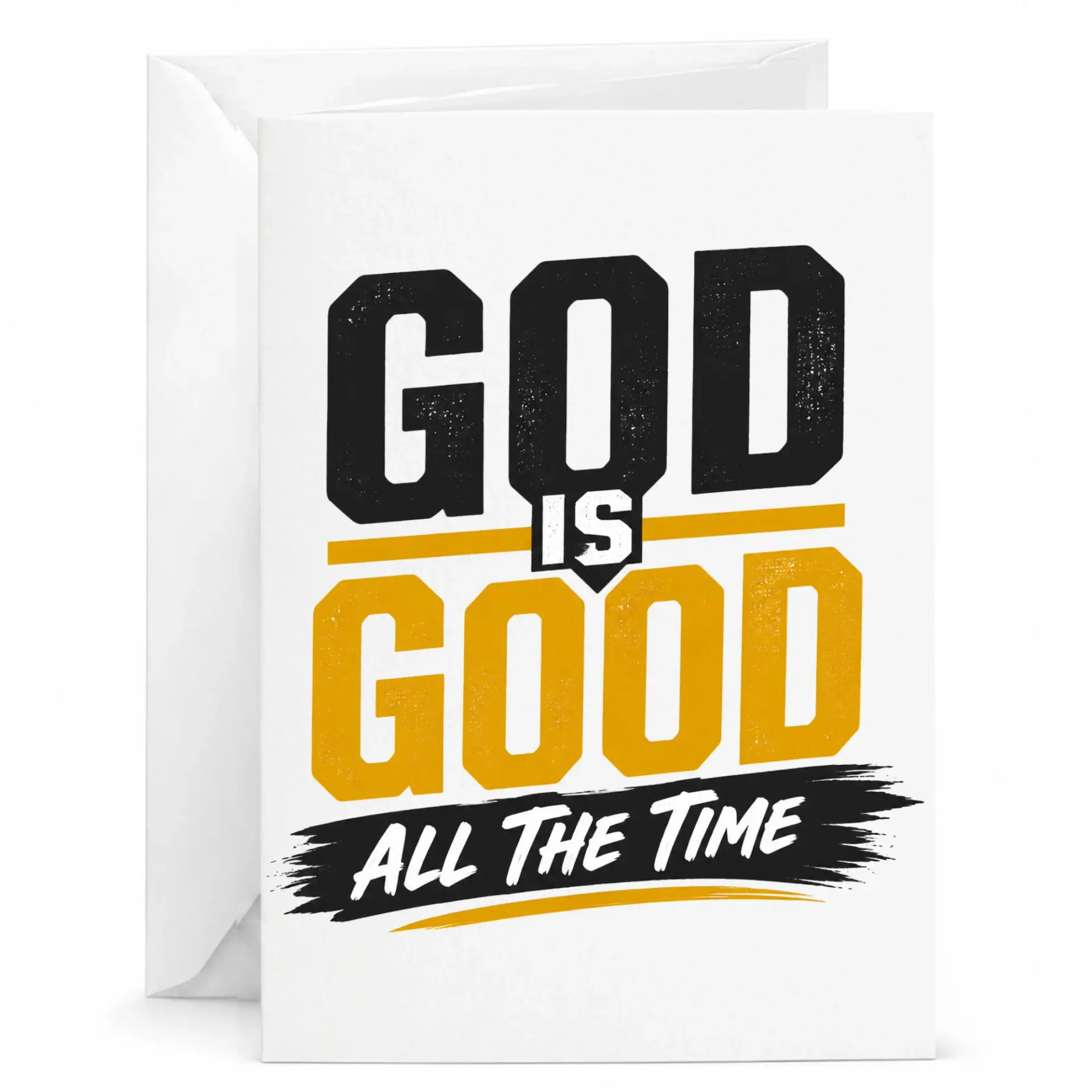 Inspirational Greeting Card God Is Good All the Time Faith Based Religious Message Stationery for Every Occasion