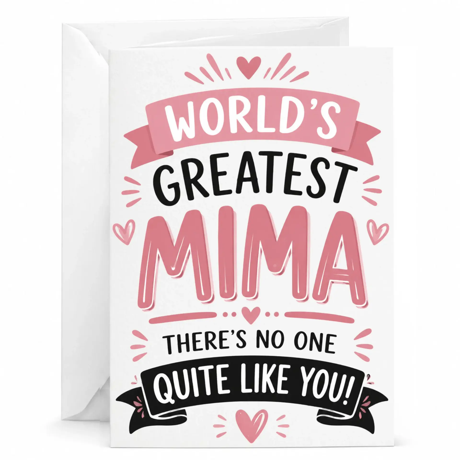 Greeting Card for Mima World's Greatest There's No One Quite Like You Appreciation and Note