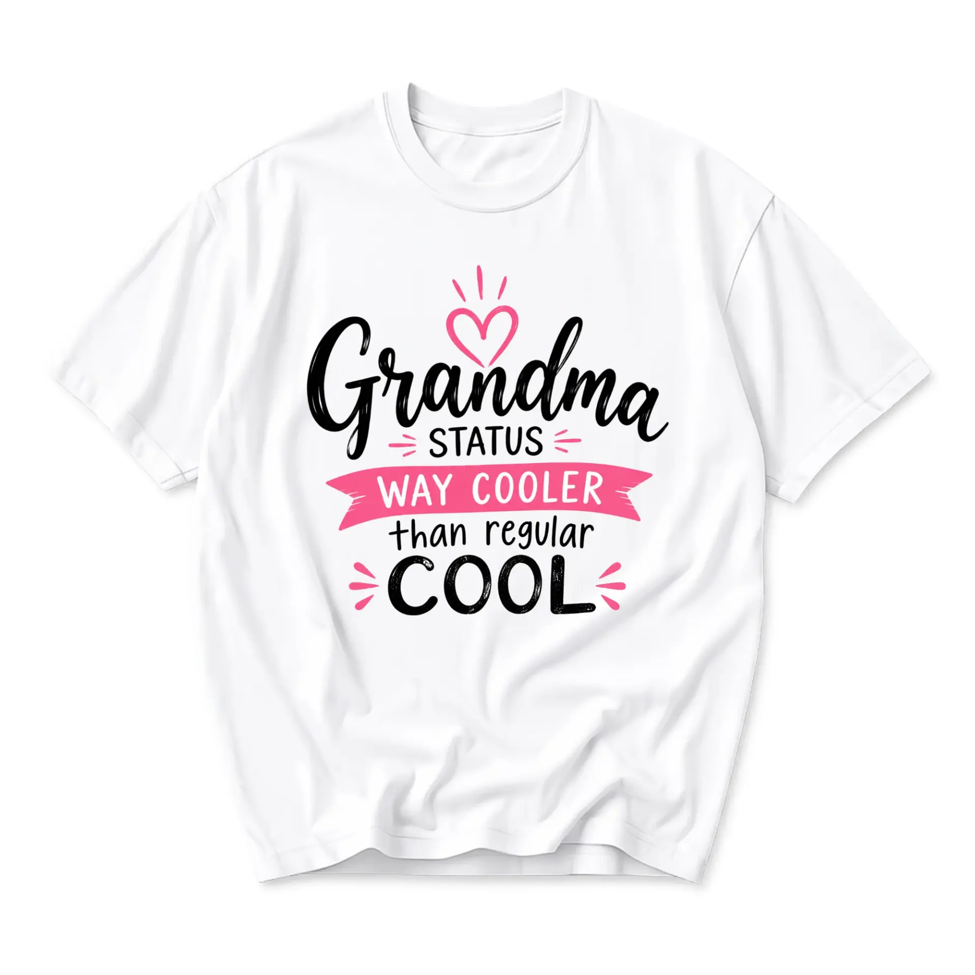 Funny Shirt Grandma Status Way Than Regular Cool Graphic Tee Unisex Crew