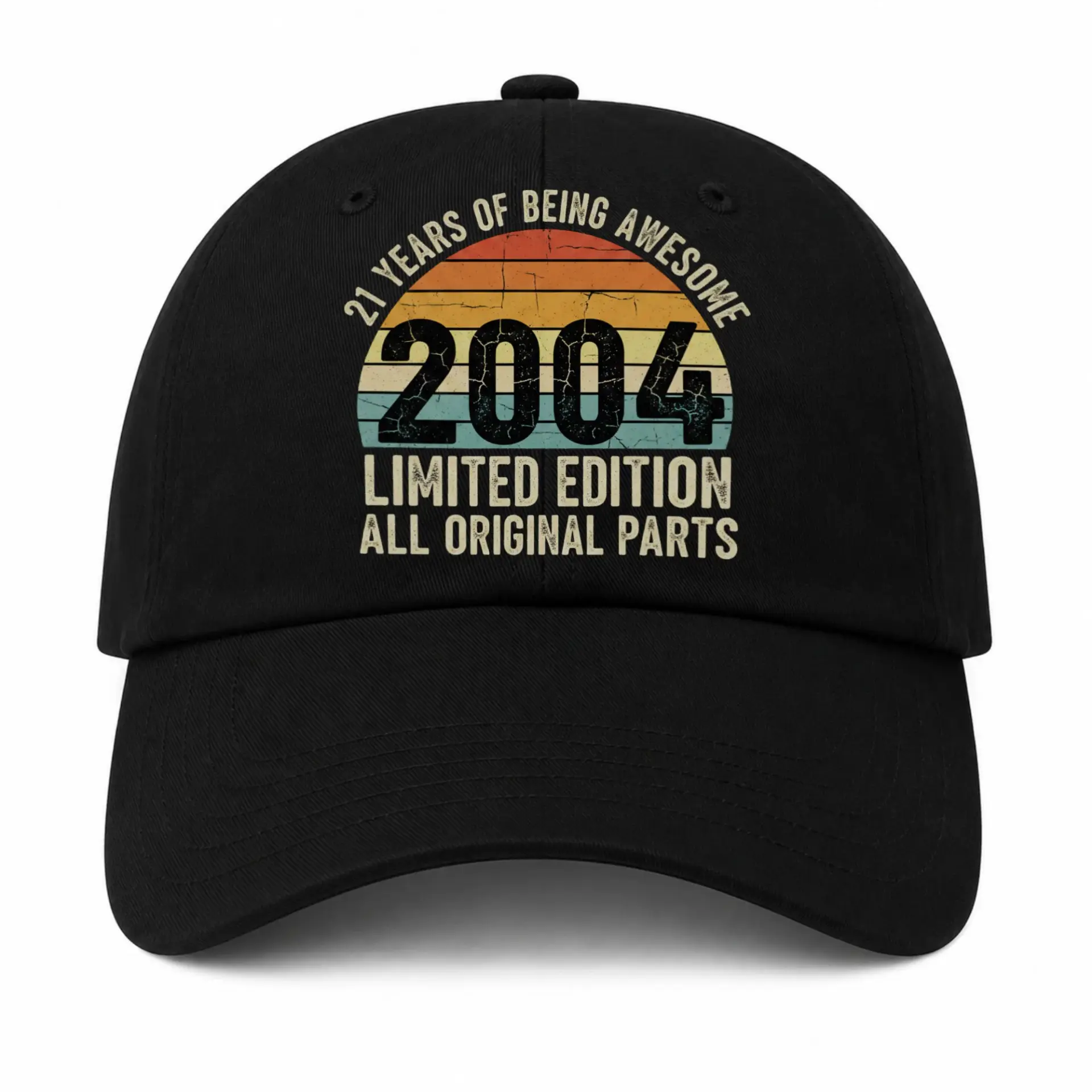 Baseball Cap 21 Years of Being Awesome 2004 Limited Edition Embroidered Hat