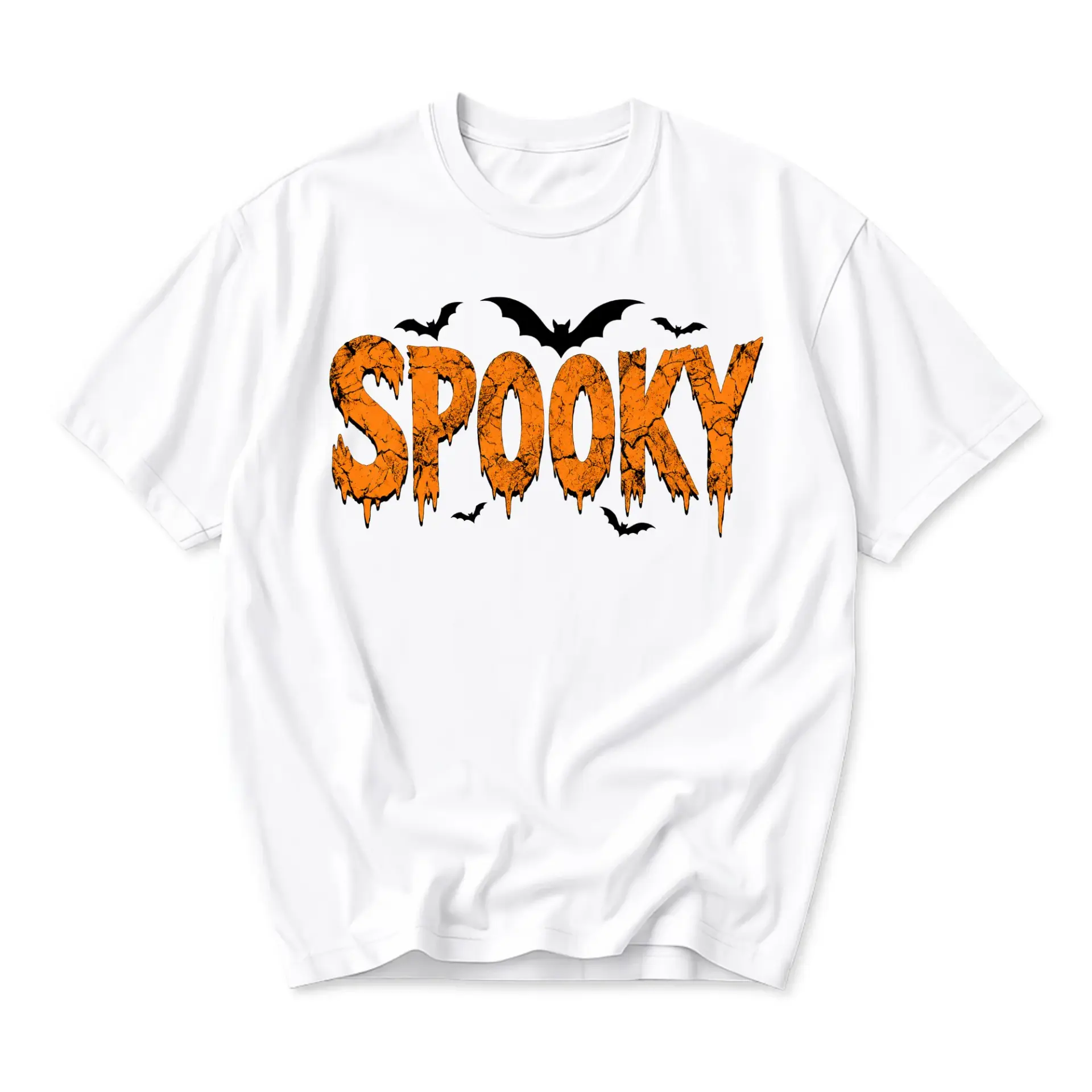 Graphic Tee Spooky Halloween Shirt Unisex Crew Neck Short Sleeve Top for Fall Season Casual Wear and Everyday Style