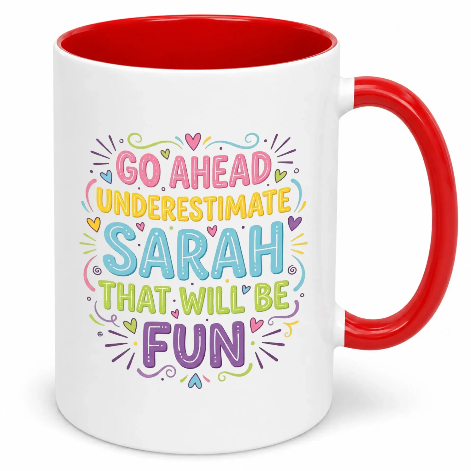 Funny Coffee Mug for Sarah Empowering Ceramic Cup with Sarcastic Quote Design Unique Gift Her Daily Beverage Enjoyment