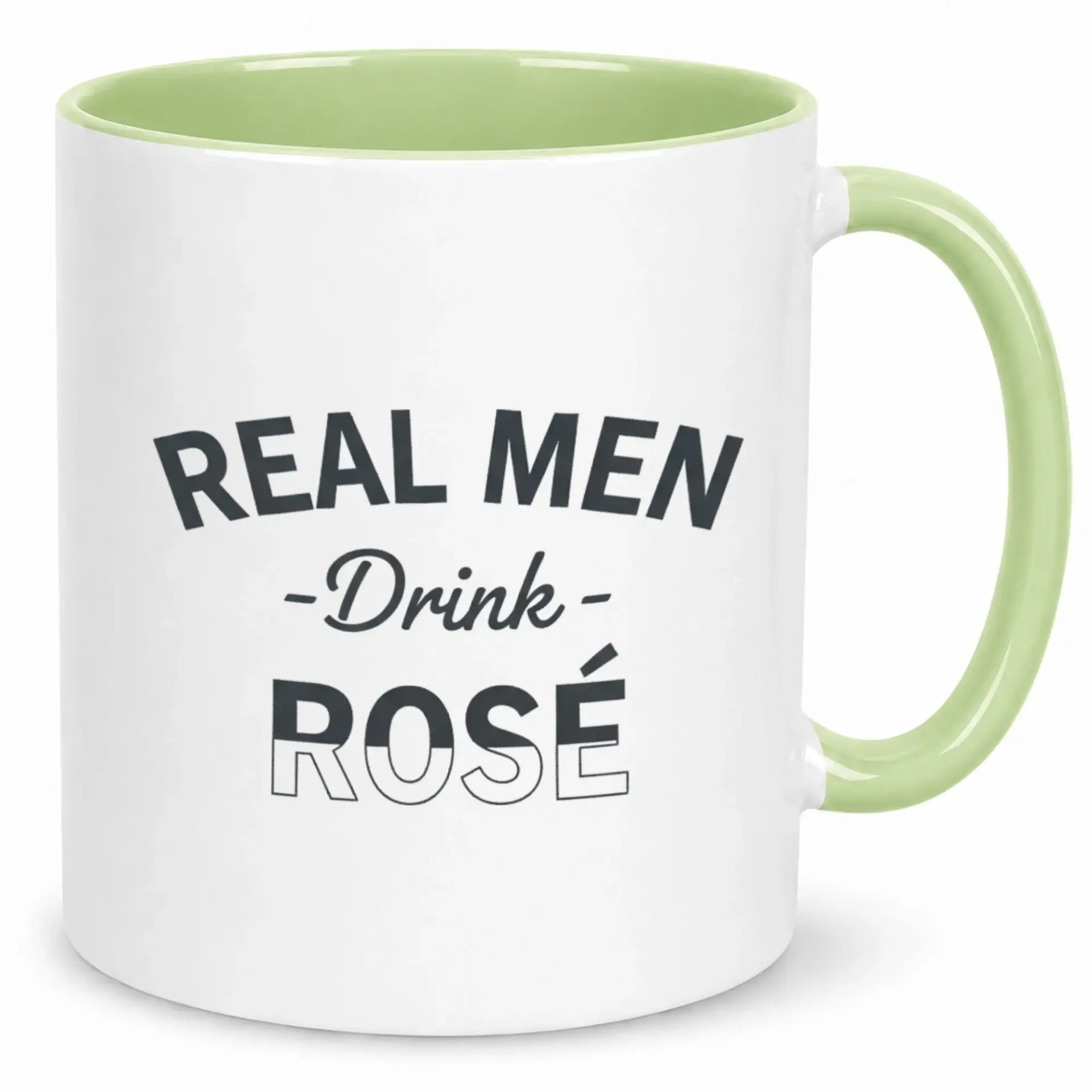 Funny Ceramic Coffee Mug with Humorous Rosé Wine Quote, Unique Drinkware for Home or Office, Dishwasher and Microwave Safe Gift