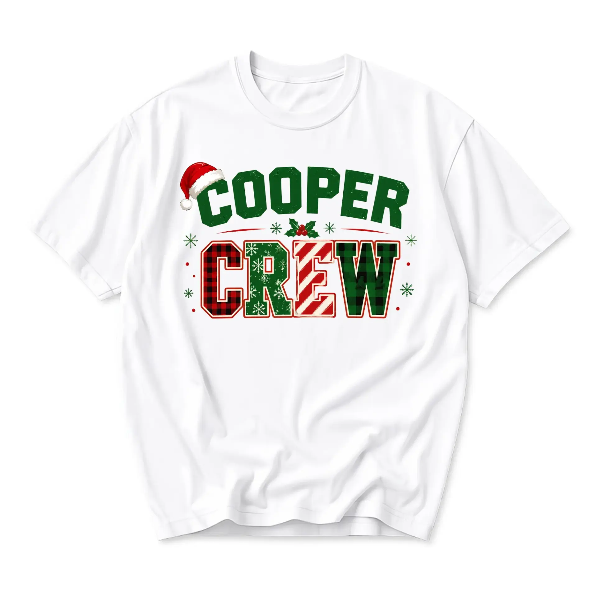 Funny Shirt Cooper Crew Christmas Graphic Tee Unisex Casual Holiday Style