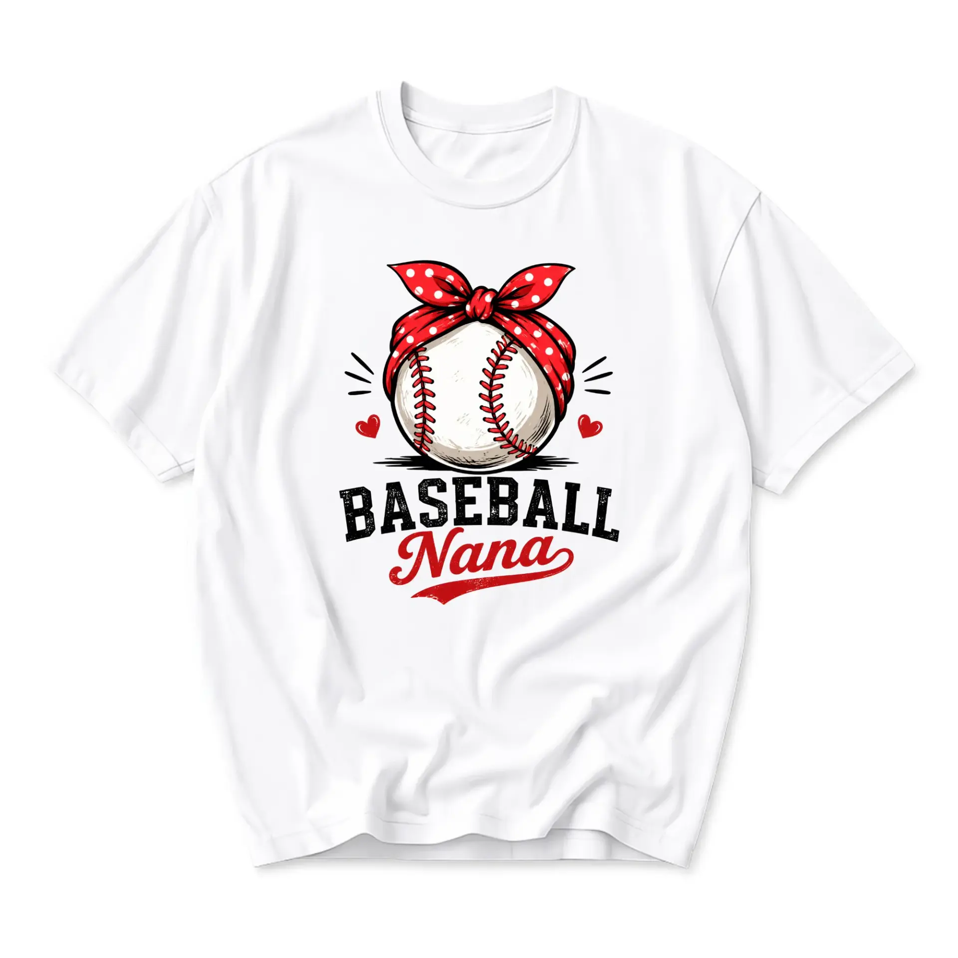 Graphic Tee Baseball Nana Shirt Sport Themed Casual Top for Fans and Game Days Soft Comfortable Unisex Crew Neck Apparel