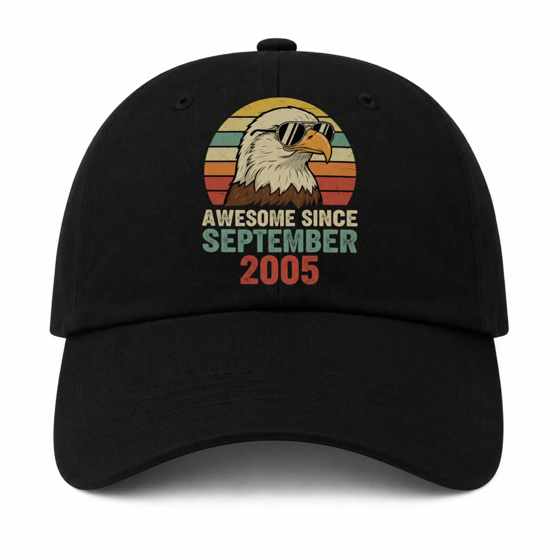Vinyl Sticker Pack Awesome Since September 2005 Retro Eagle Graphic Cut to Shape Decals for Personalized Decorating