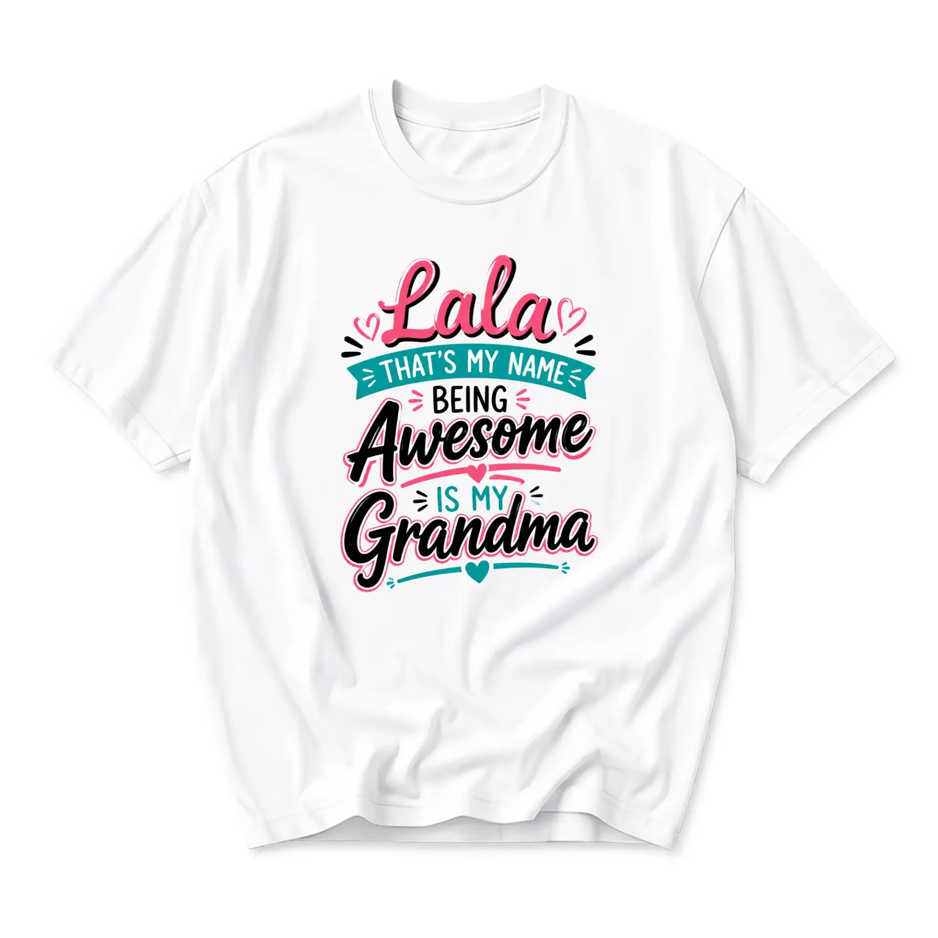 Funny Shirt That Is My Name Being Awesome Is My Grandma Graphic Tee Casual
