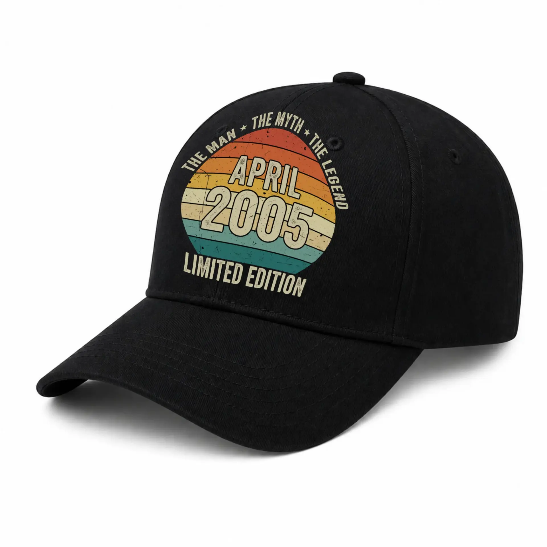 Baseball Cap the Man the Myth the Legend Retro Sunset Graphic Hat