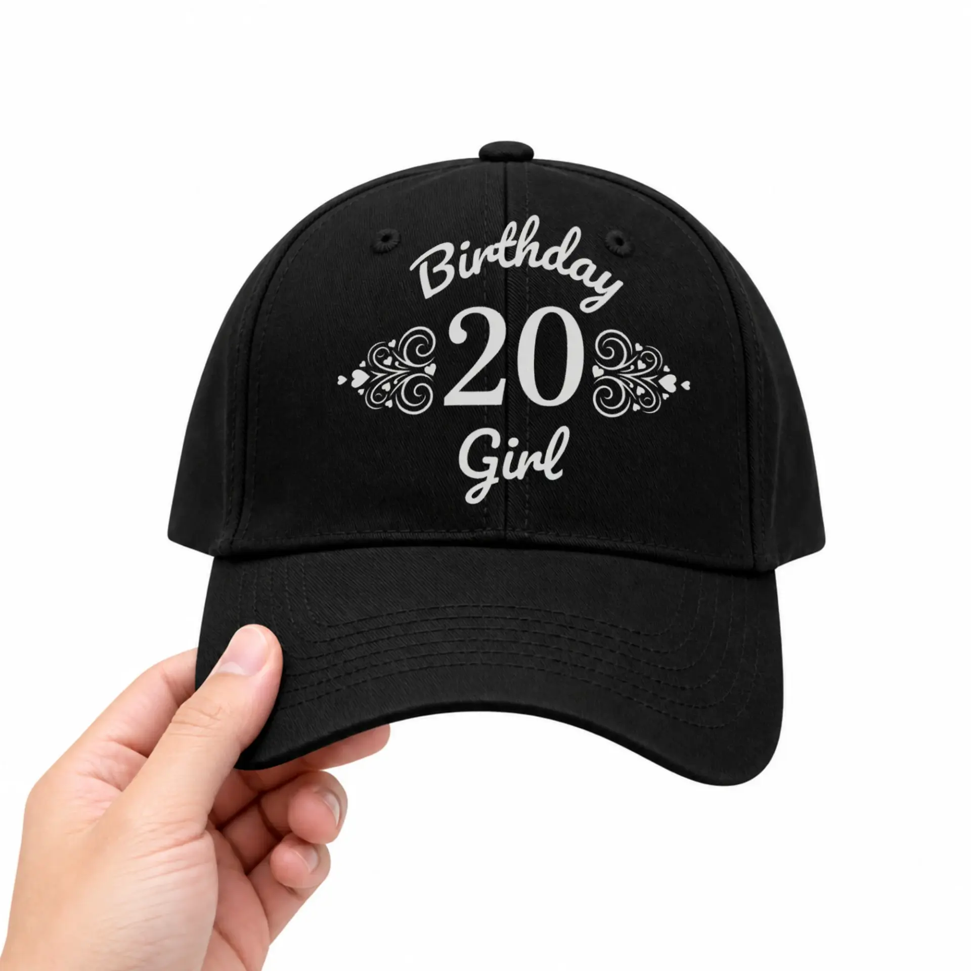 Vinyl Sticker Pack Birthday Girl 20 Years Old Decal Set for Laptops Water Bottles and Personal Item Decoration 3 Piece