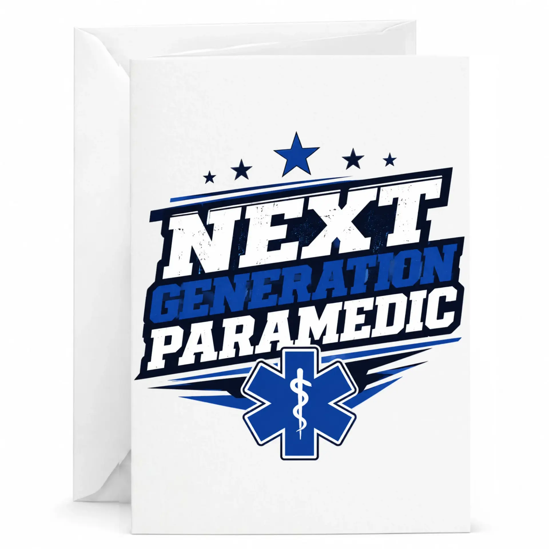 Next Generation Paramedic Greeting Card, First Responder Appreciation Note for Emergency Medical Service Professionals