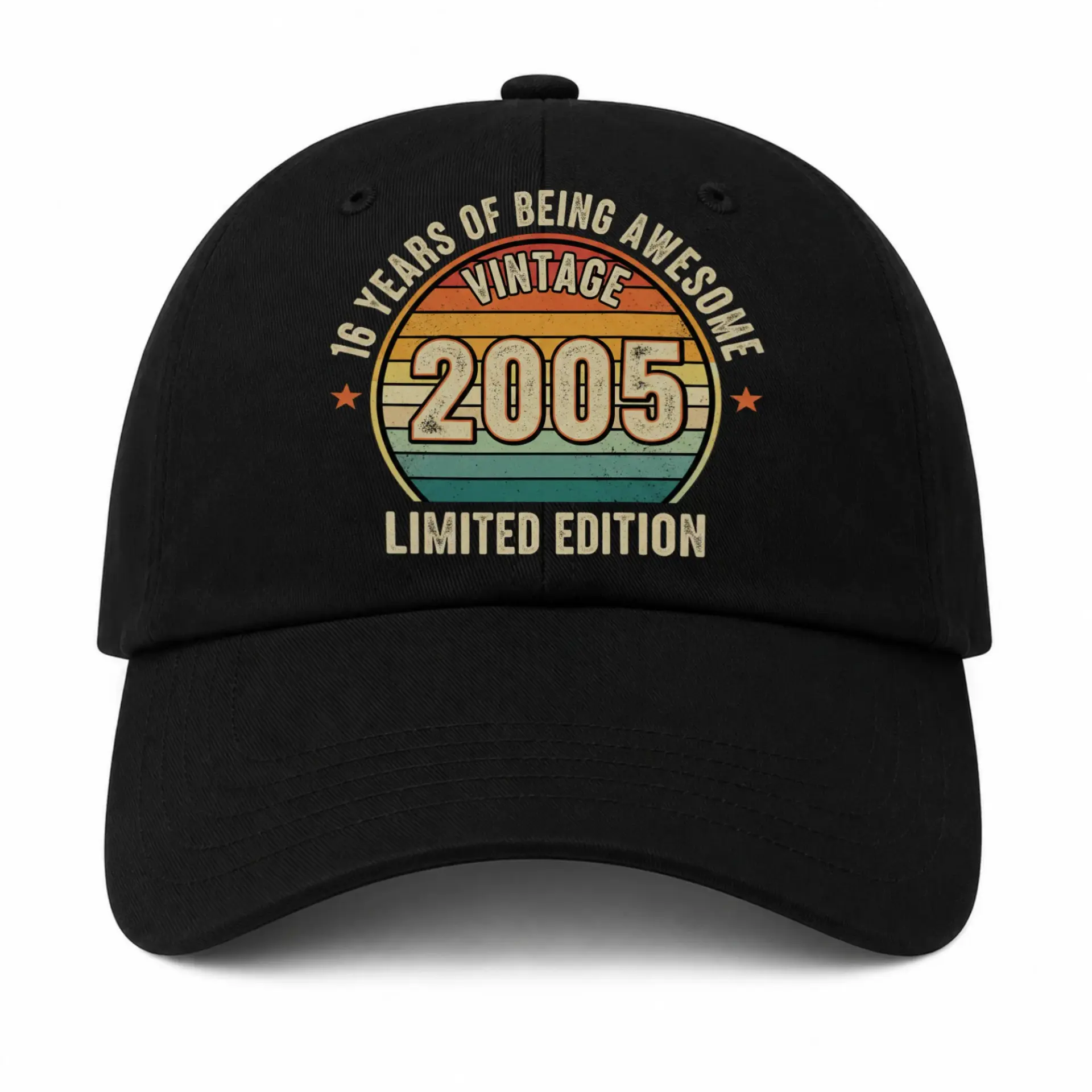 Baseball Cap 16 Years of Being Awesome Retro Graphic Vintage Hat