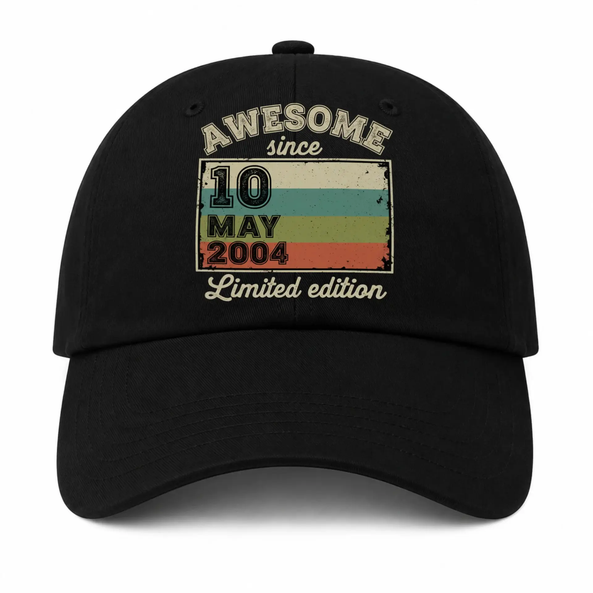 Baseball Cap Awesome Since May 10 2004 Vintage Retro Style Dad Hat