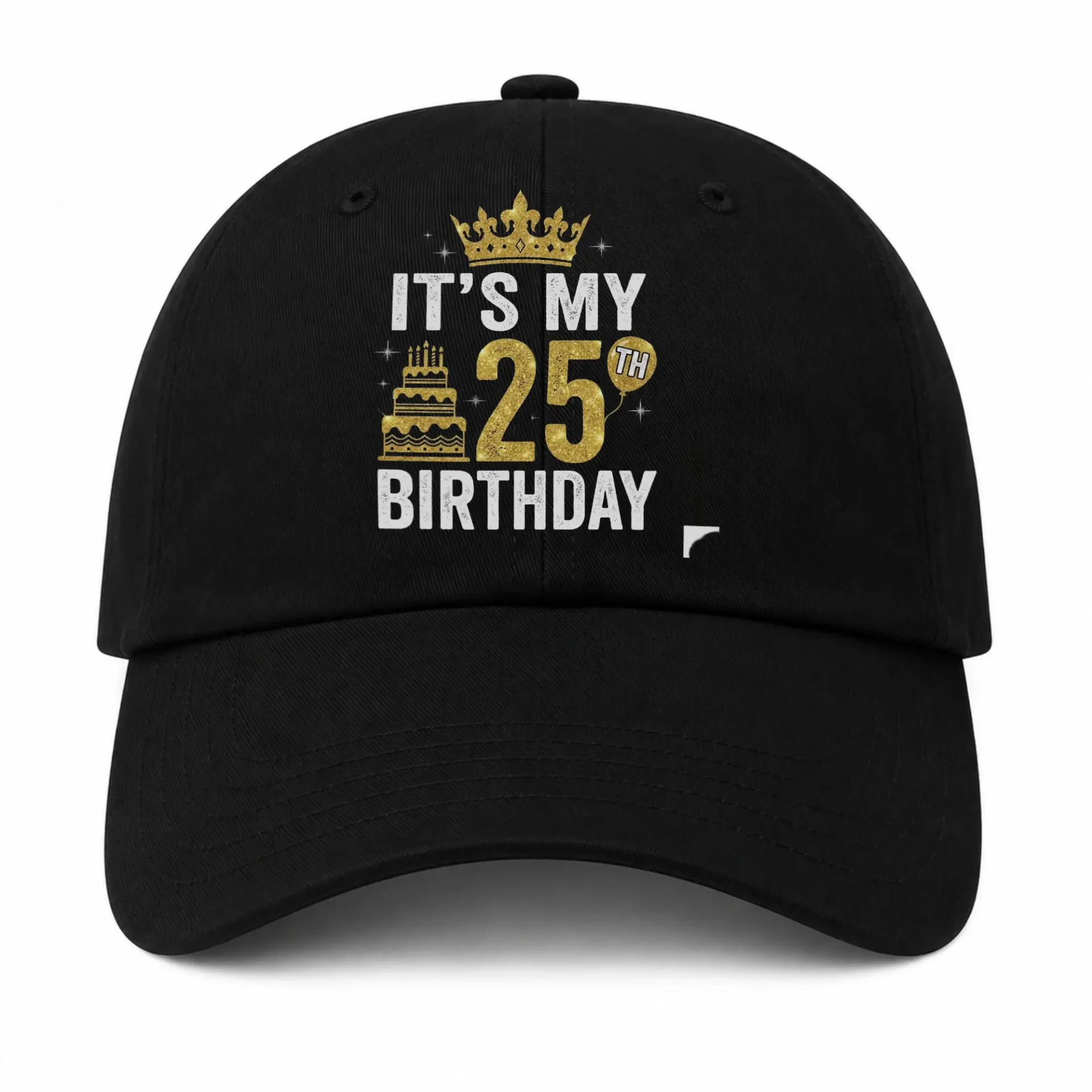 Baseball Cap 25th Birthday Celebration Gift for Men and Women Adult Hat