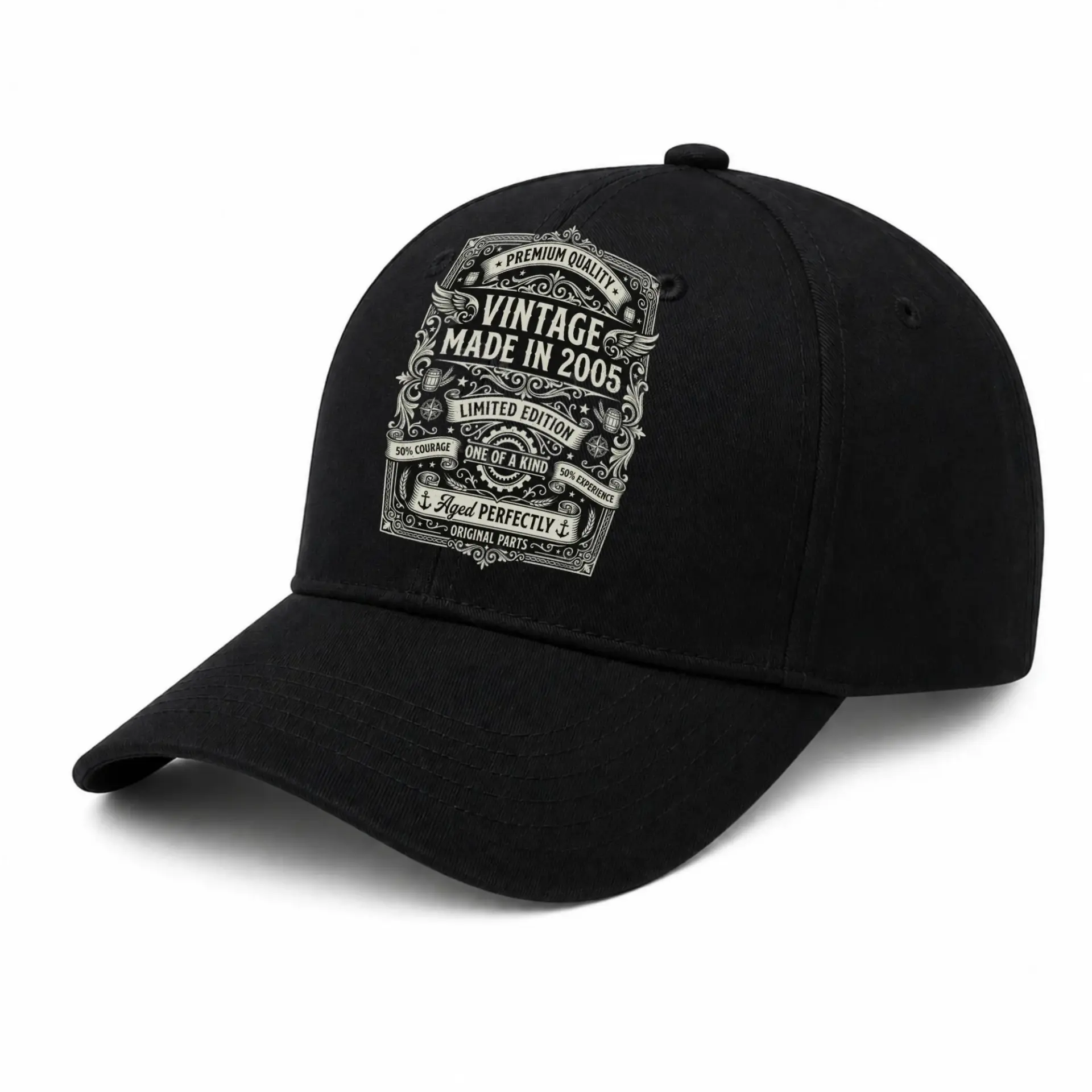 Baseball Cap Vintage Made in 2005 Embroidered Graphic Hat for Adults
