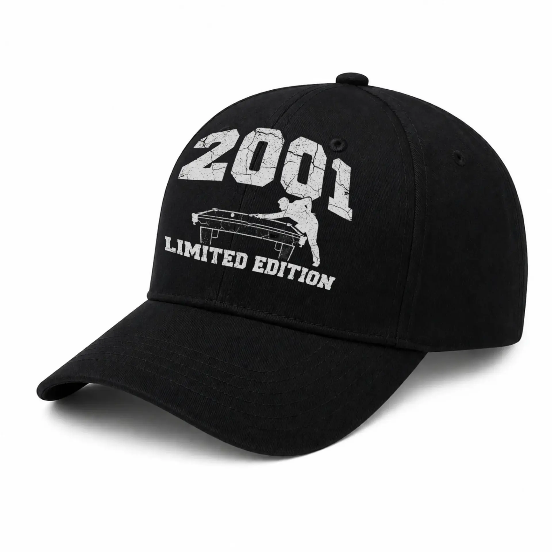 Baseball Cap Featuring Retro Billiards Ball Graphic Design Dad Hat