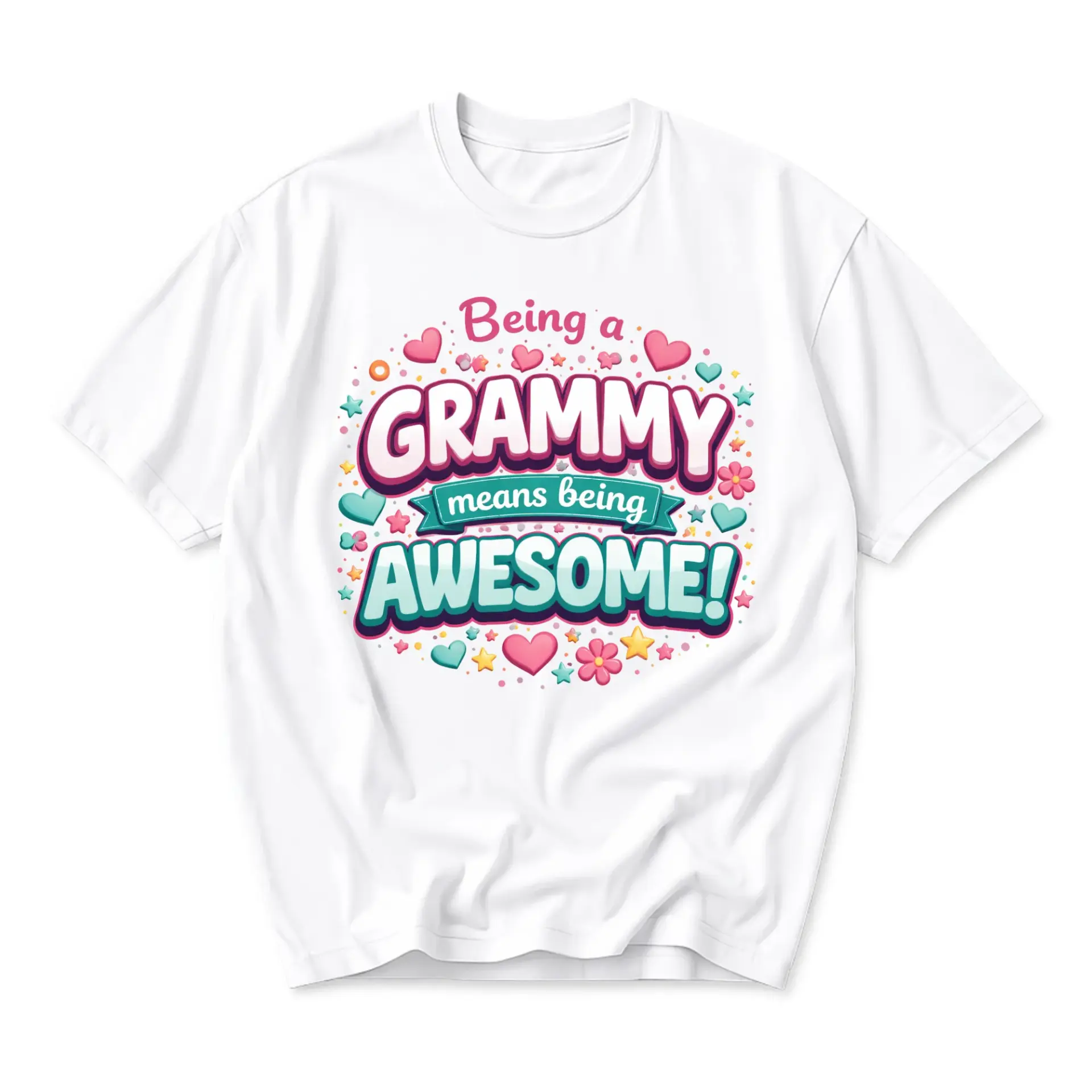 Graphic Tee Being a Means Awesome Fun Quote Unisex Cotton Casual Short