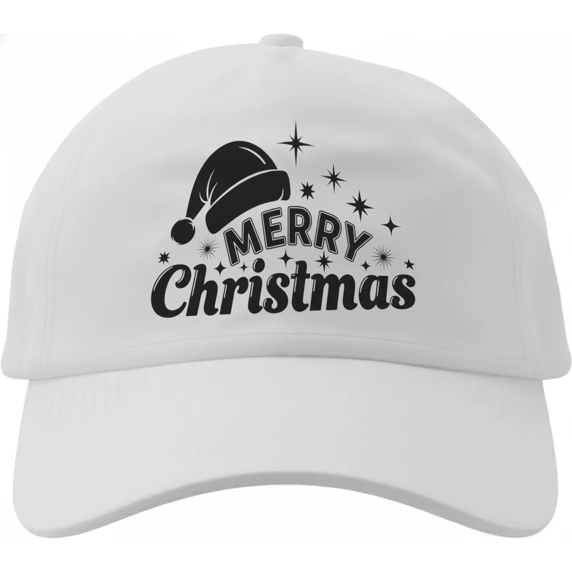 Baseball Cap Merry Christmas Holiday Graphic Hat Low Profile Cotton Blend Unisex Adjustable Headwear for Casual Daily Use