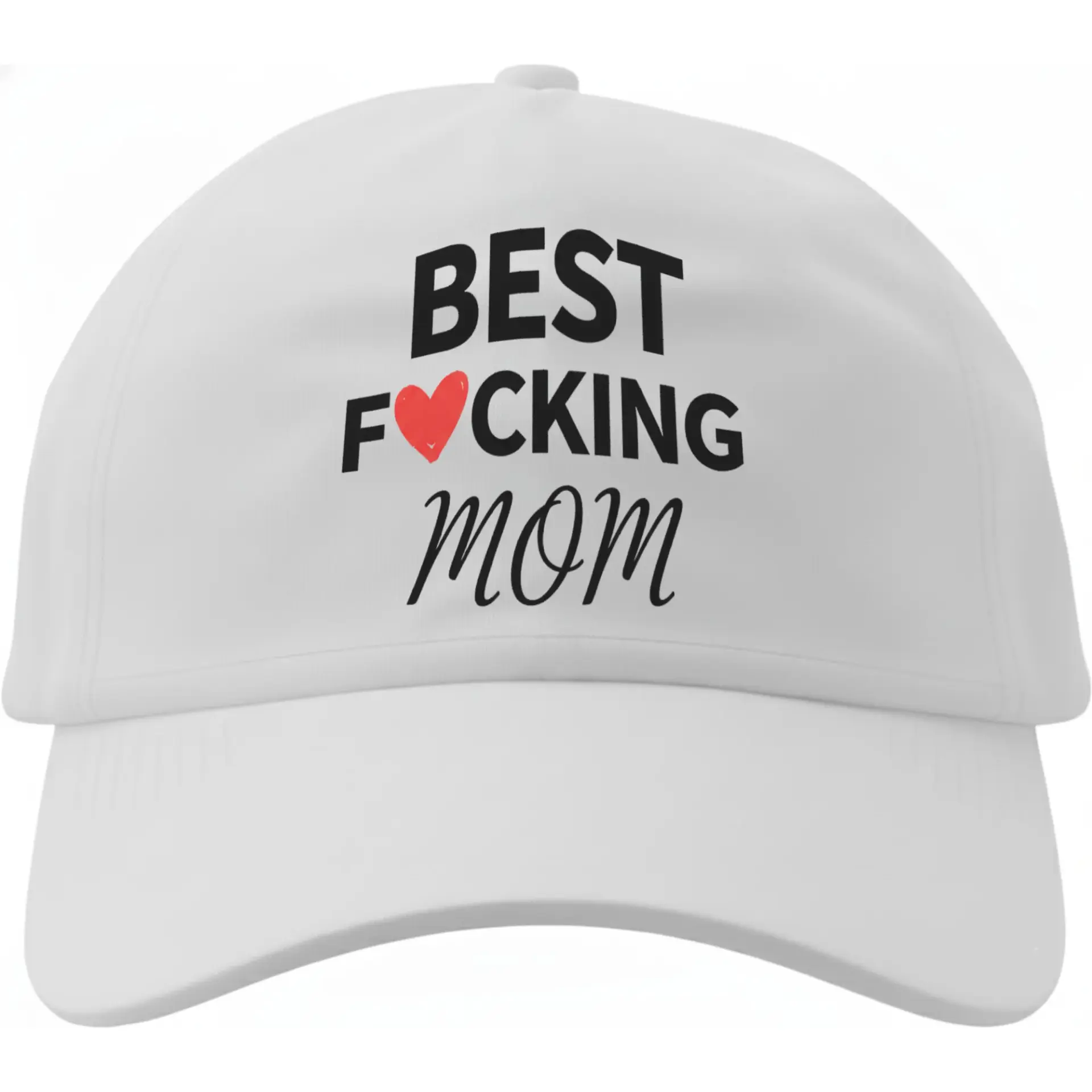 Dad Hat Baseball Cap Funny Slogan Design Casual Cotton Headwear Adjustable Strap One Size Fits Most Unisex White