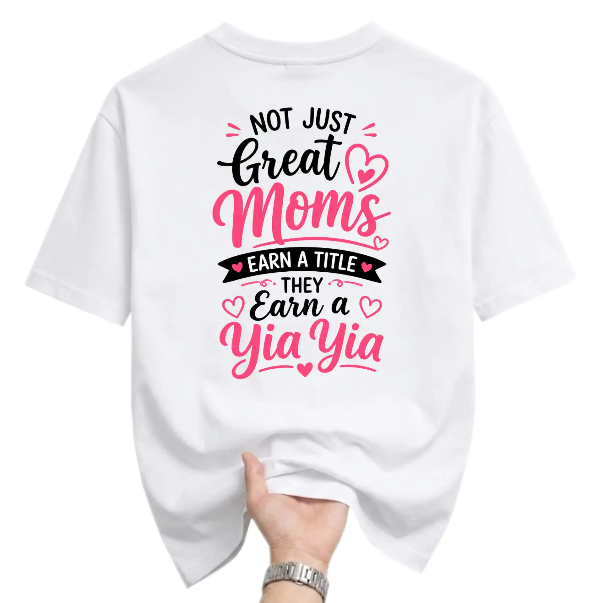 Graphic Tee Not Just Great Moms Earn a They a Unisex Crew Neck Shirt for Casual Everyday Outfits