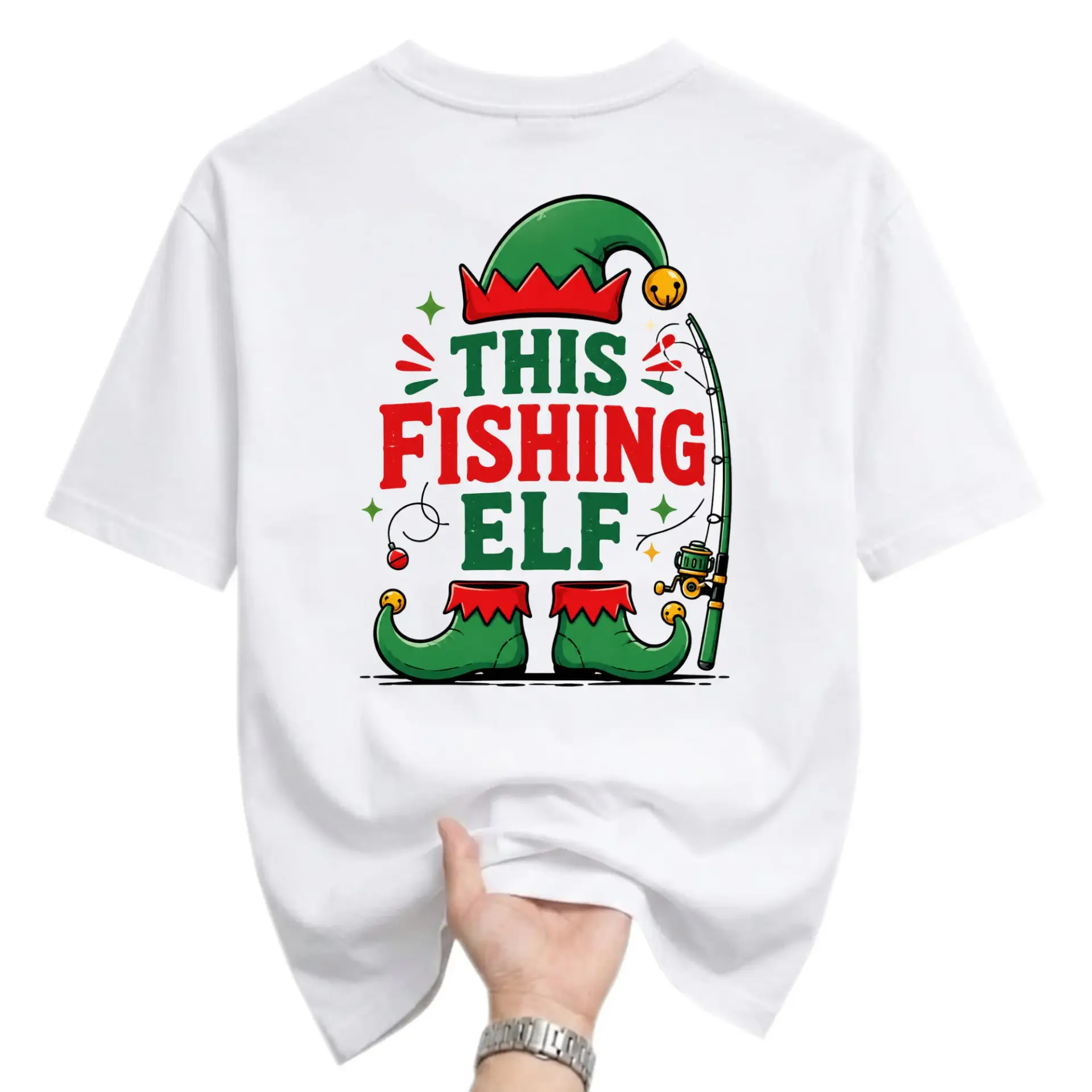 Funny Shirt This Fishing Graphic Tee Casual Unisex Crew Neck Top Soft