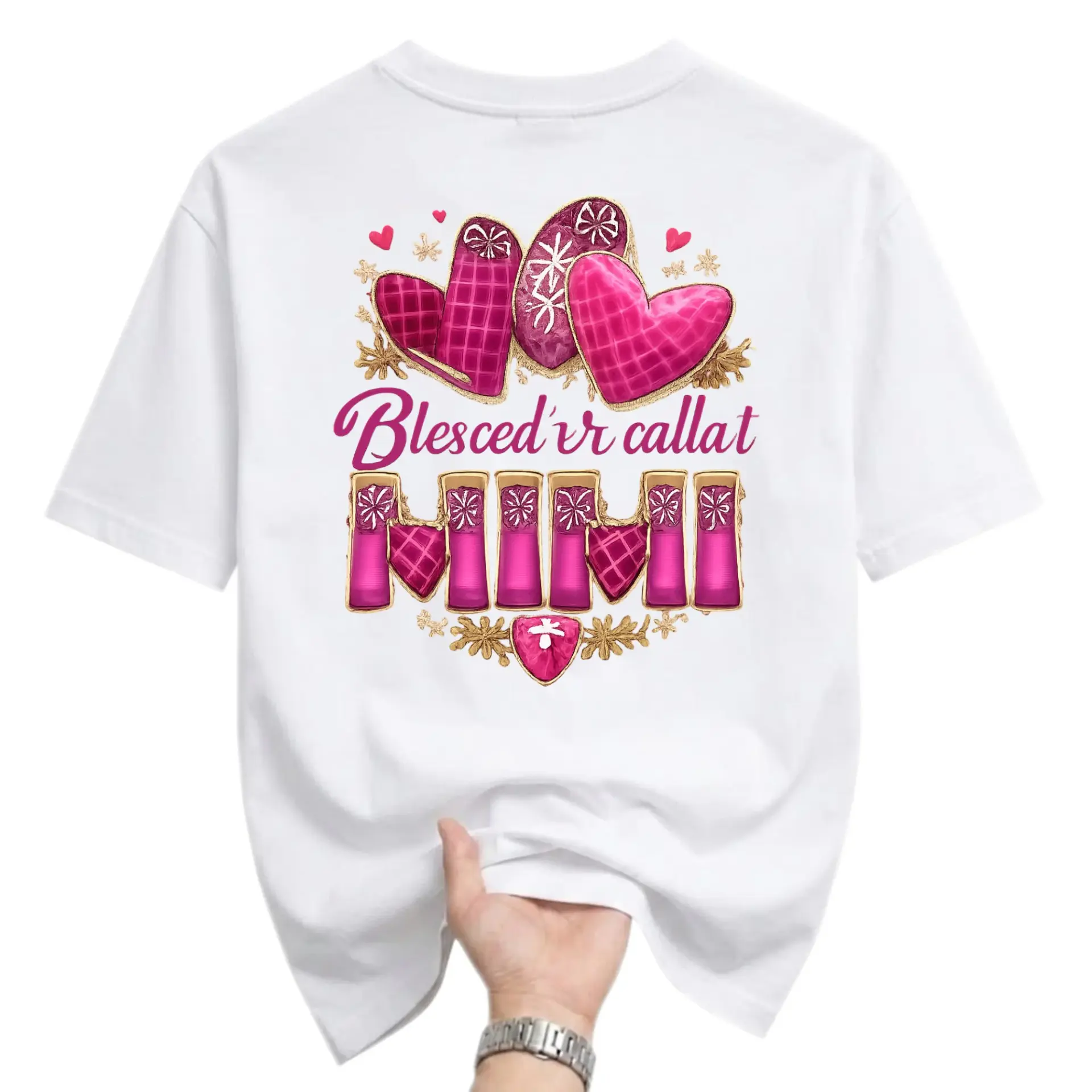 Graphic Tee Unisex Crew Neck Shirt Blesseder Callat Mimi Design Casual