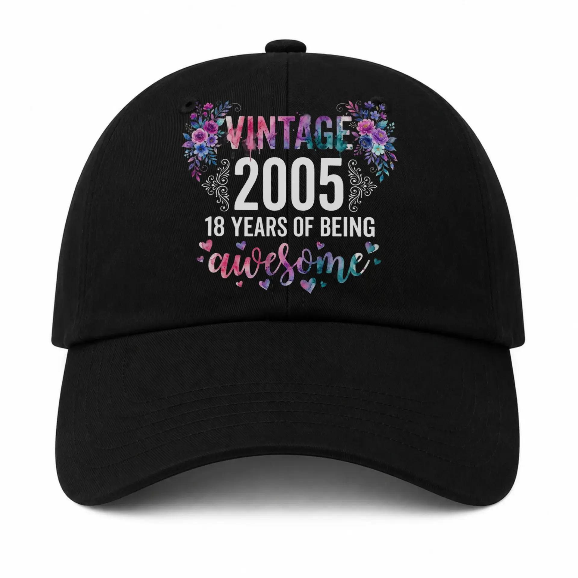 Vinyl Sticker Pack Vintage 2005 18 Years of Being Awesome Graphic Decals for Laptops Water Bottles and Personal Items